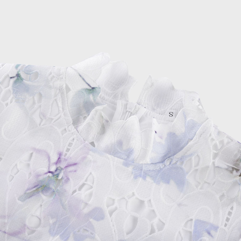 Blanche midi elbise
