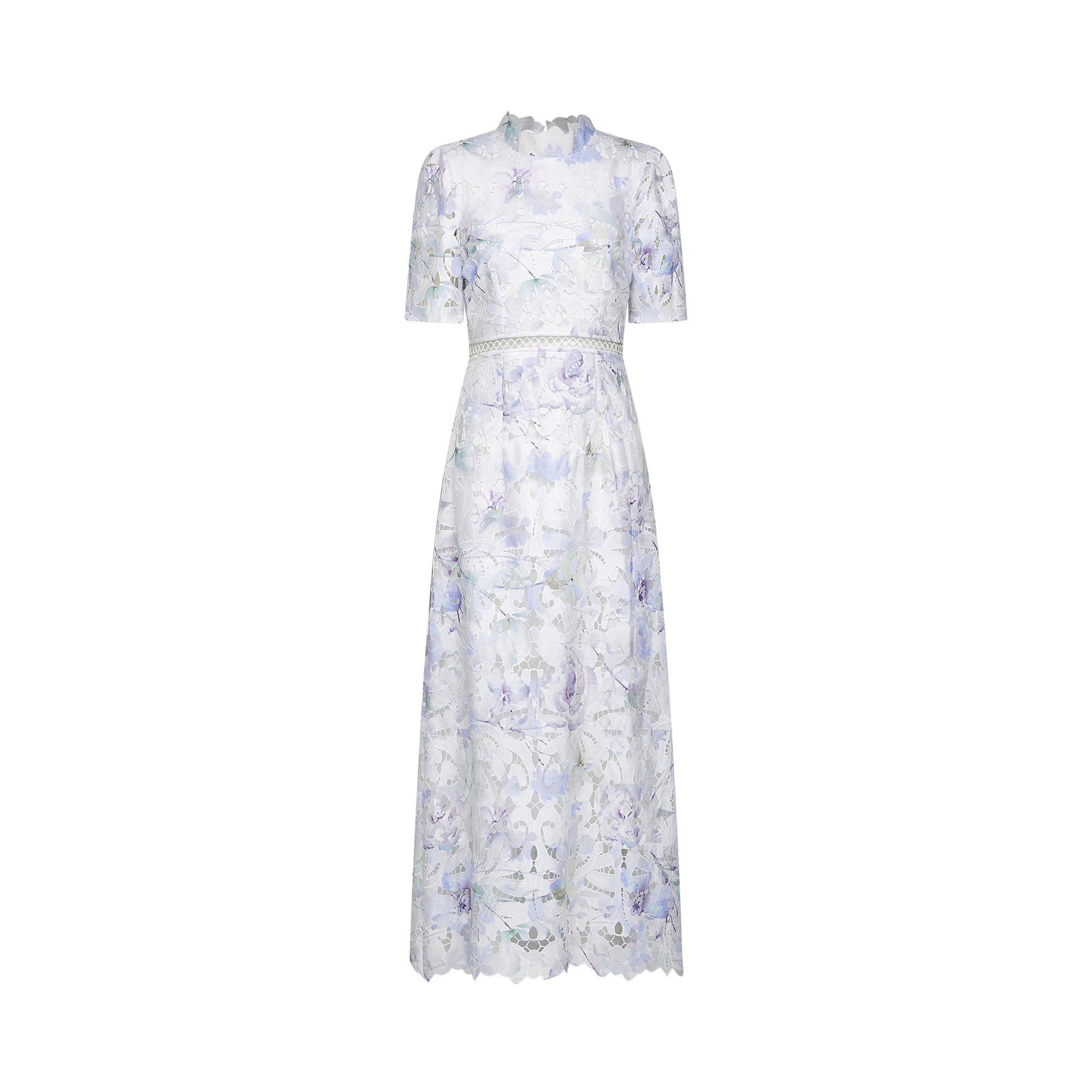 Blanche midi elbise