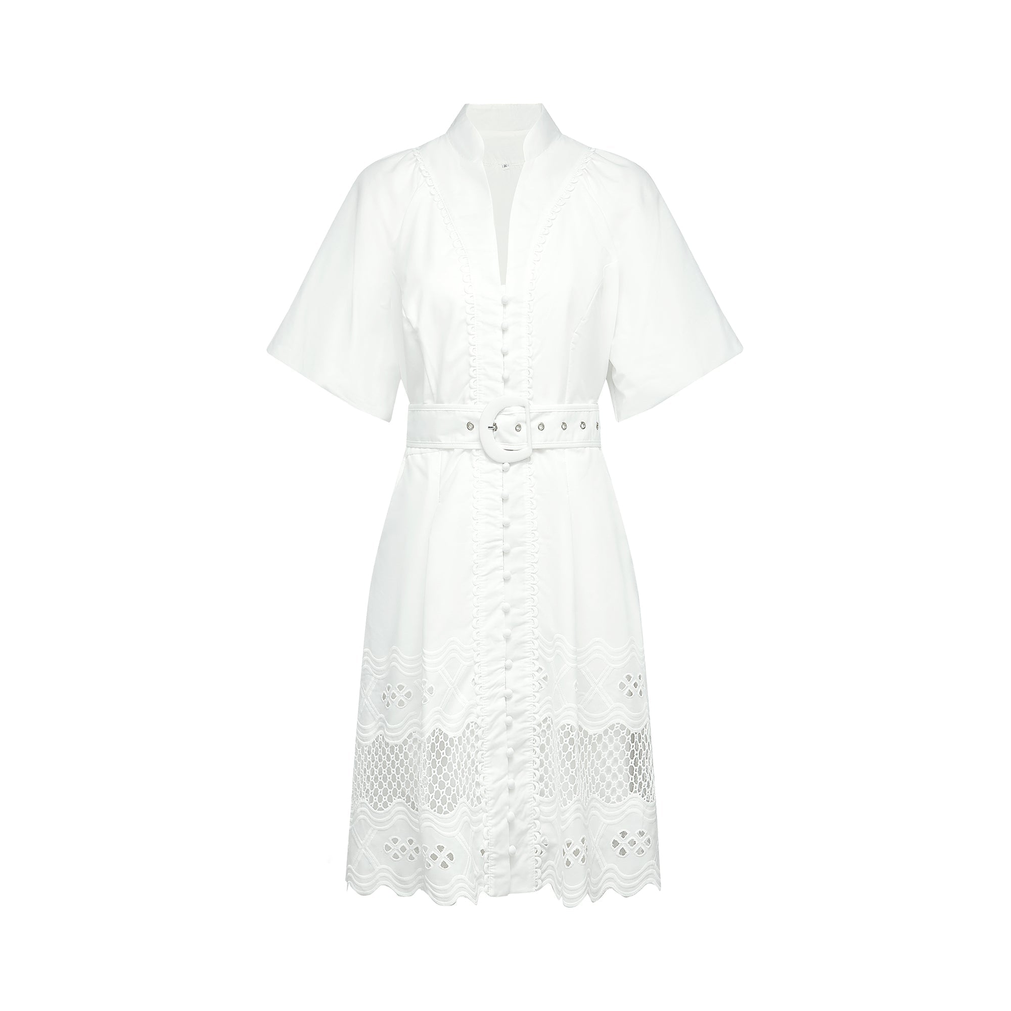 Raphaëlle dantelli mini elbise