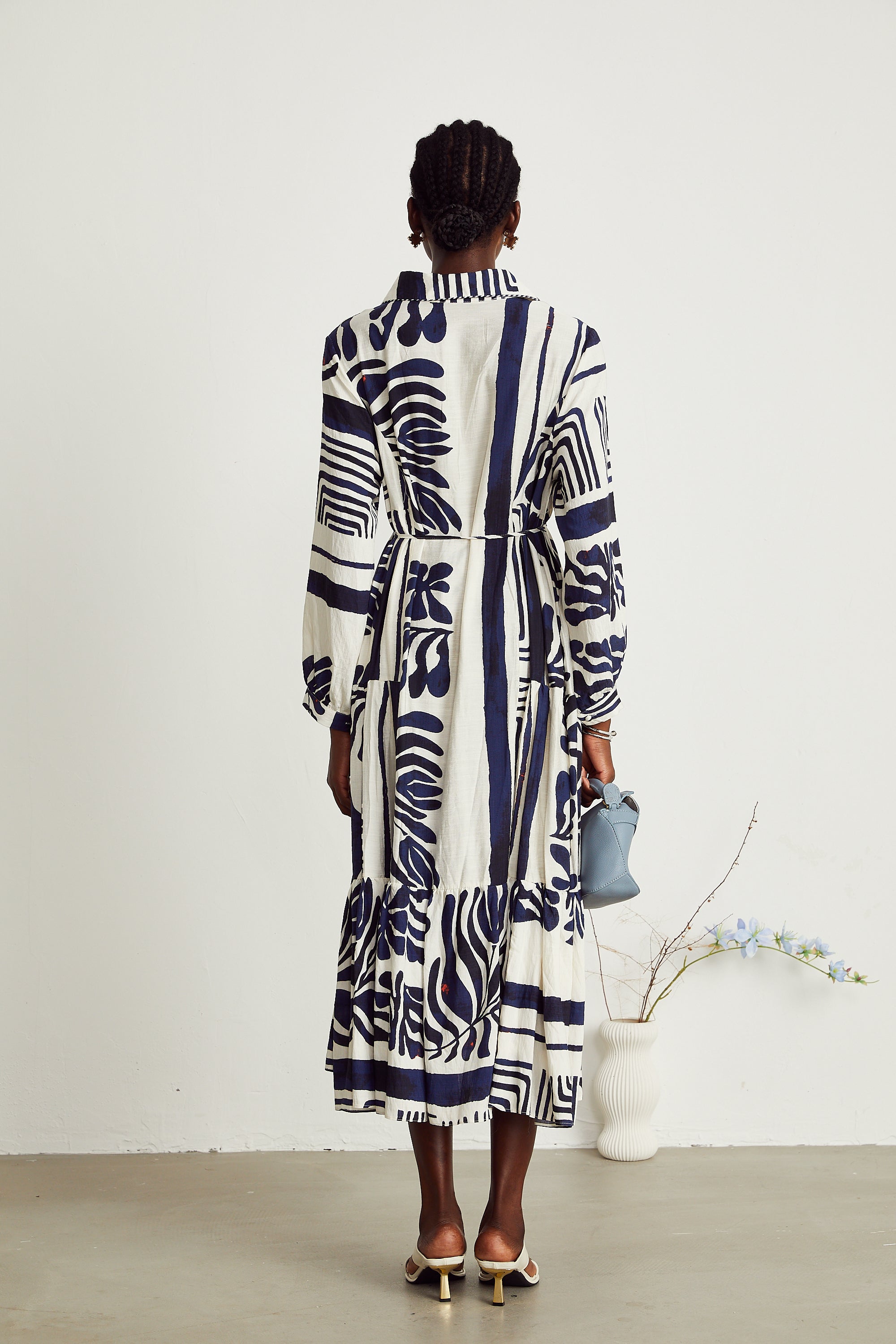 Colette midi elbise