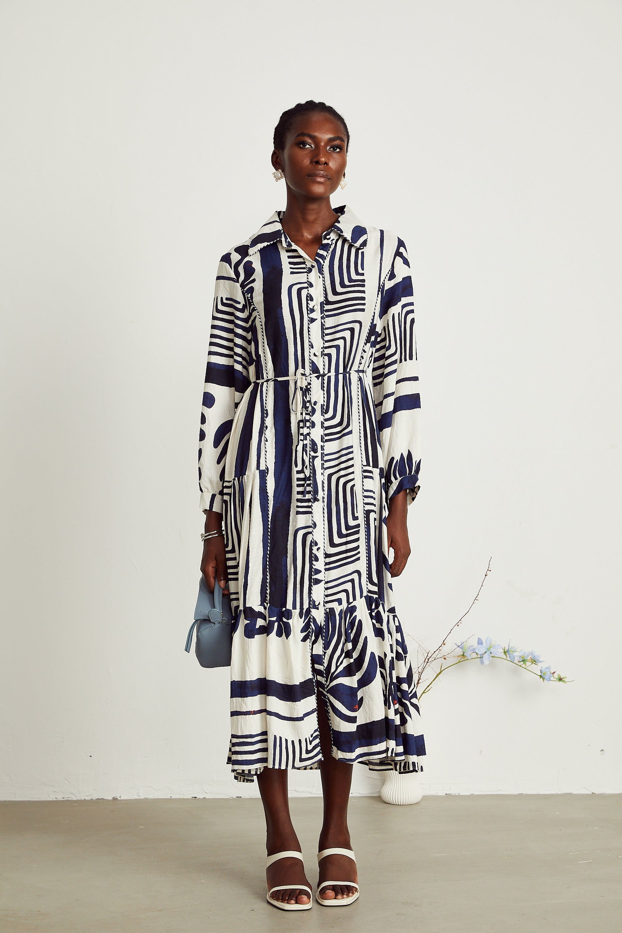 Colette midi elbise