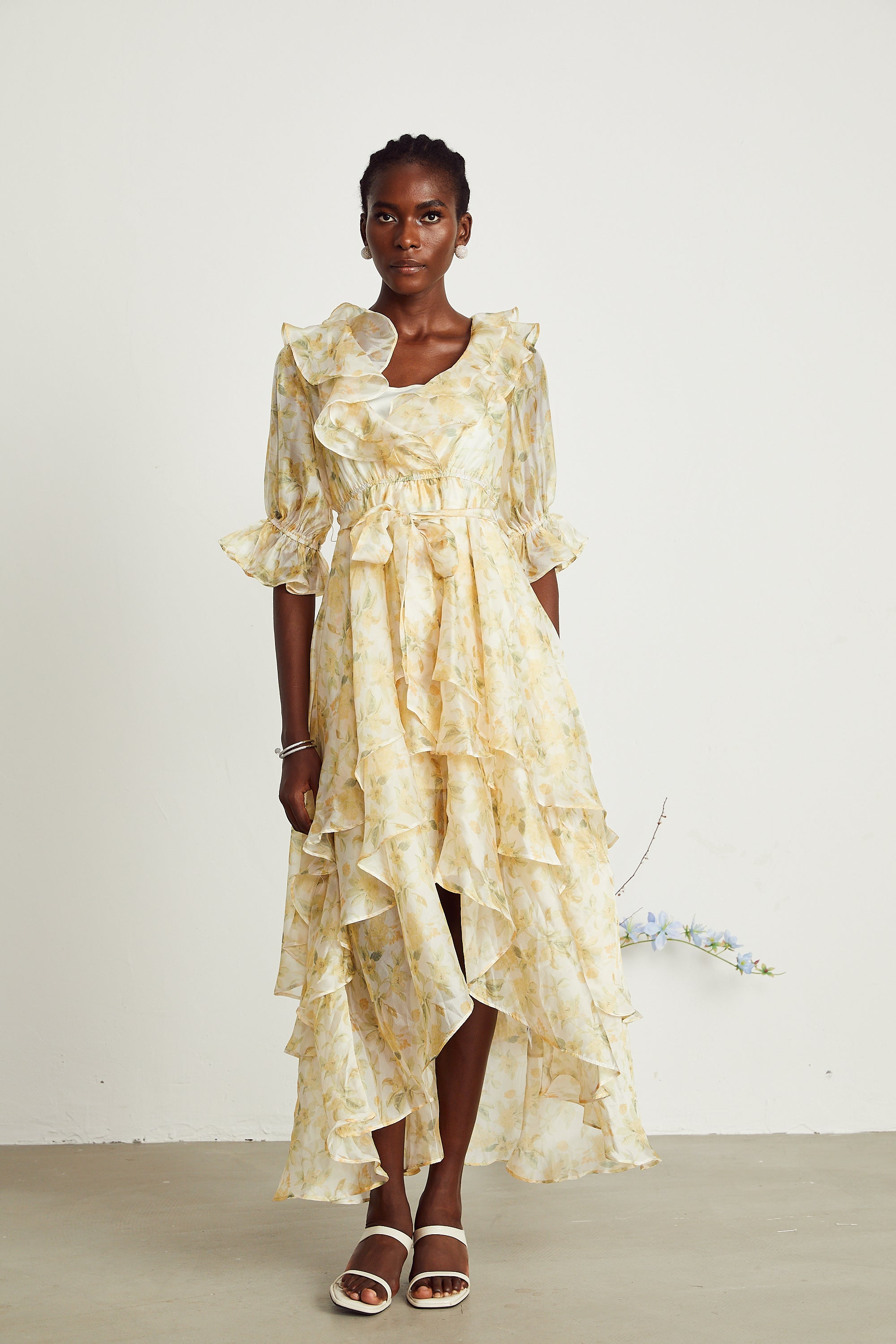 Amelie midi elbise