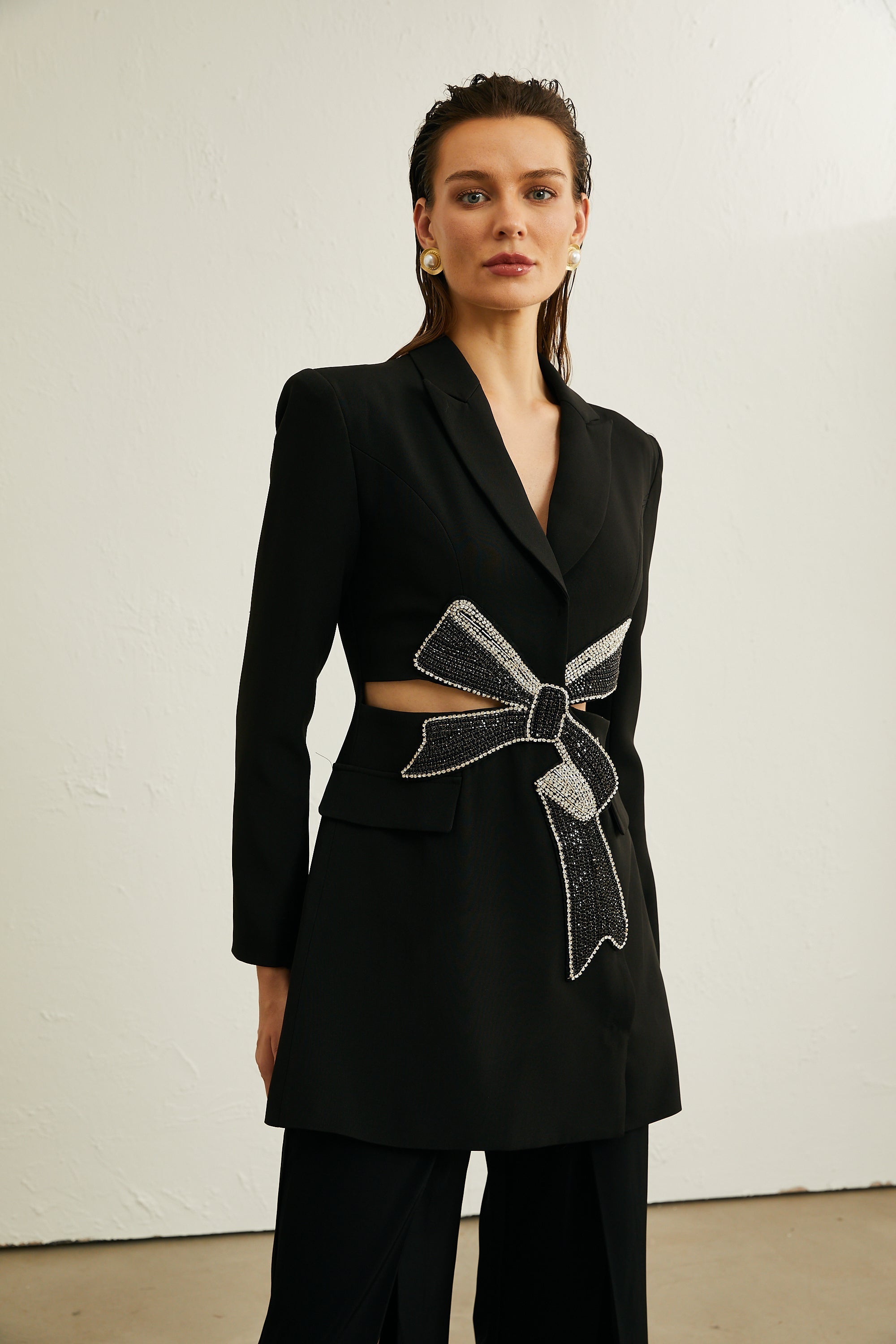 Justine blazer mini elbise