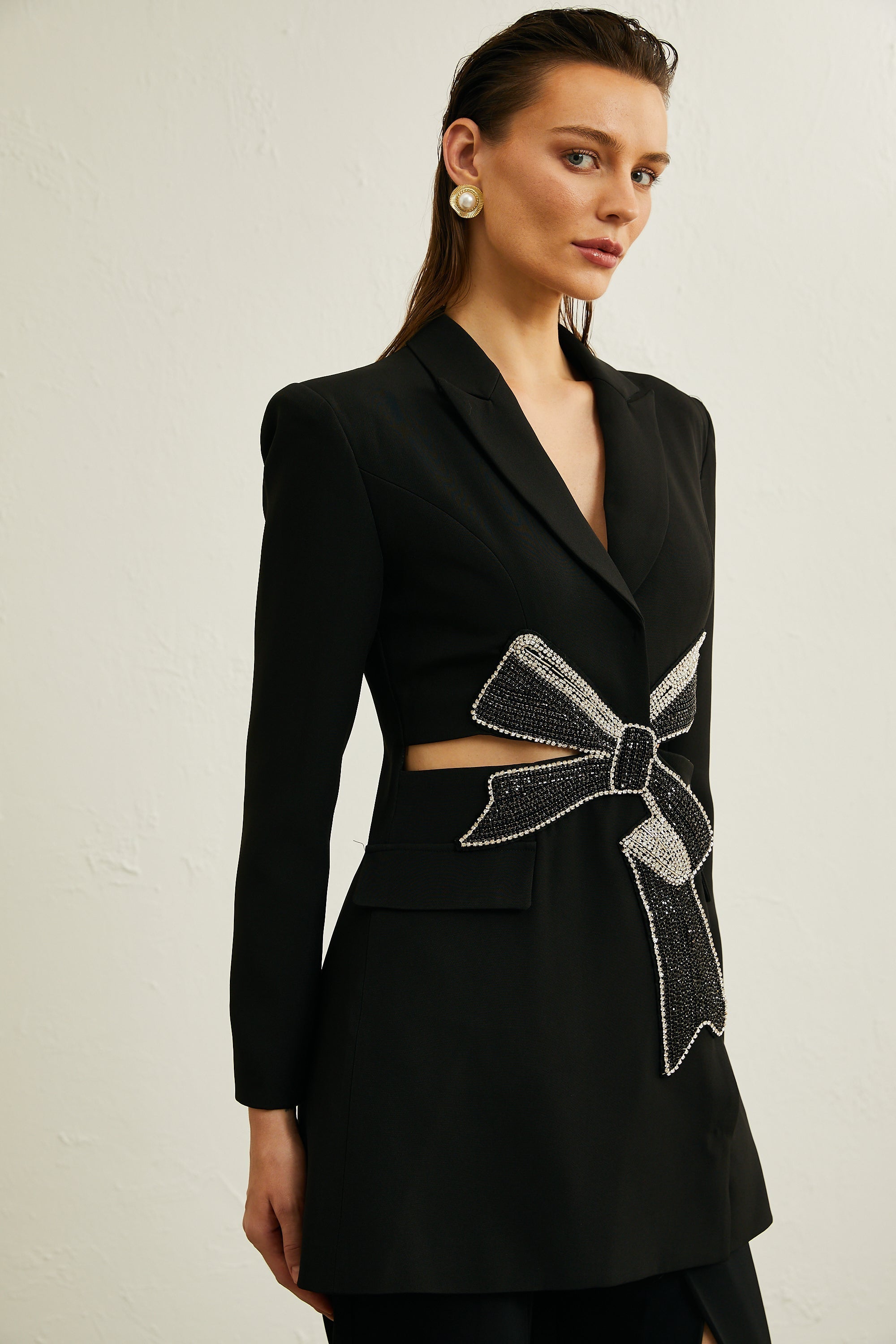 Justine blazer mini elbise