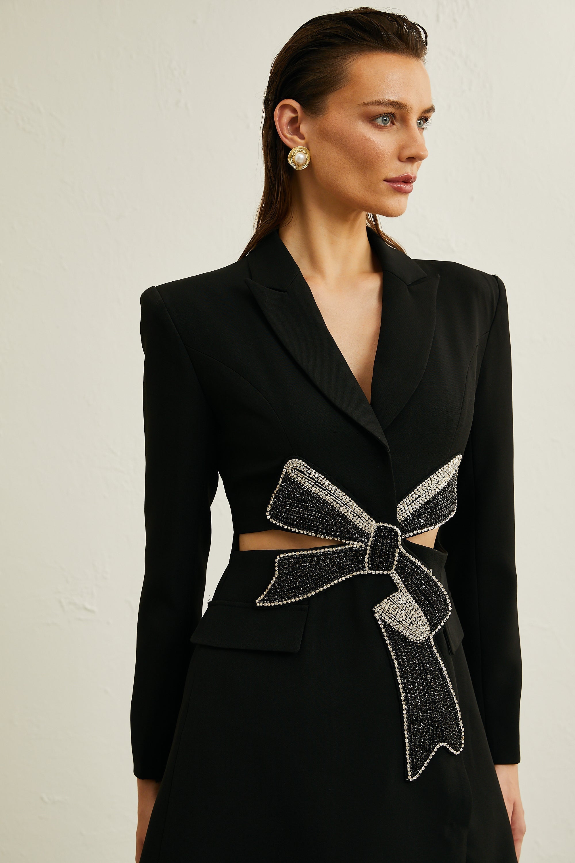 Justine blazer mini elbise