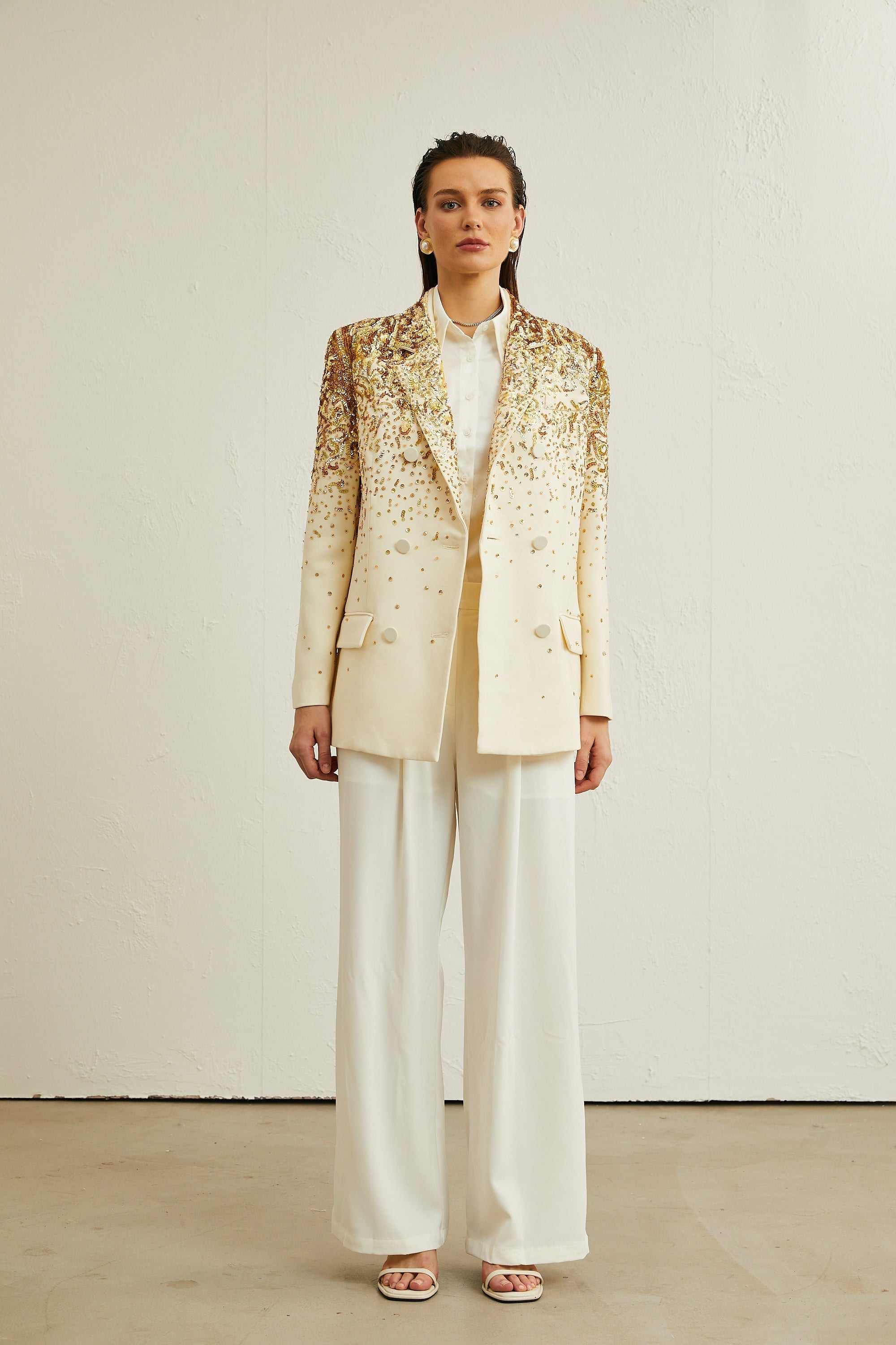 Carole Zımba Süslemeli İşlemeli Blazer