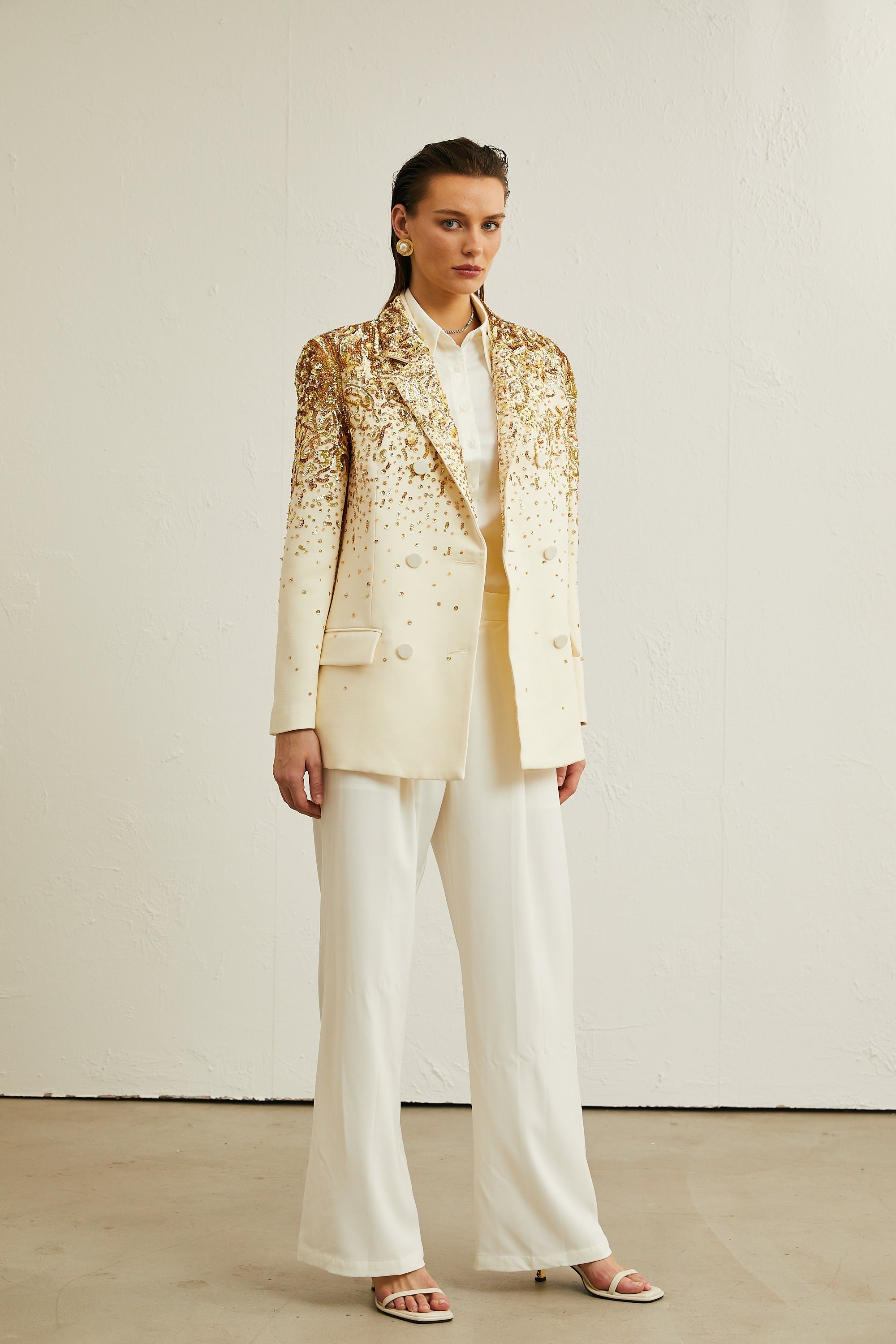 Carole Zımba Süslemeli İşlemeli Blazer