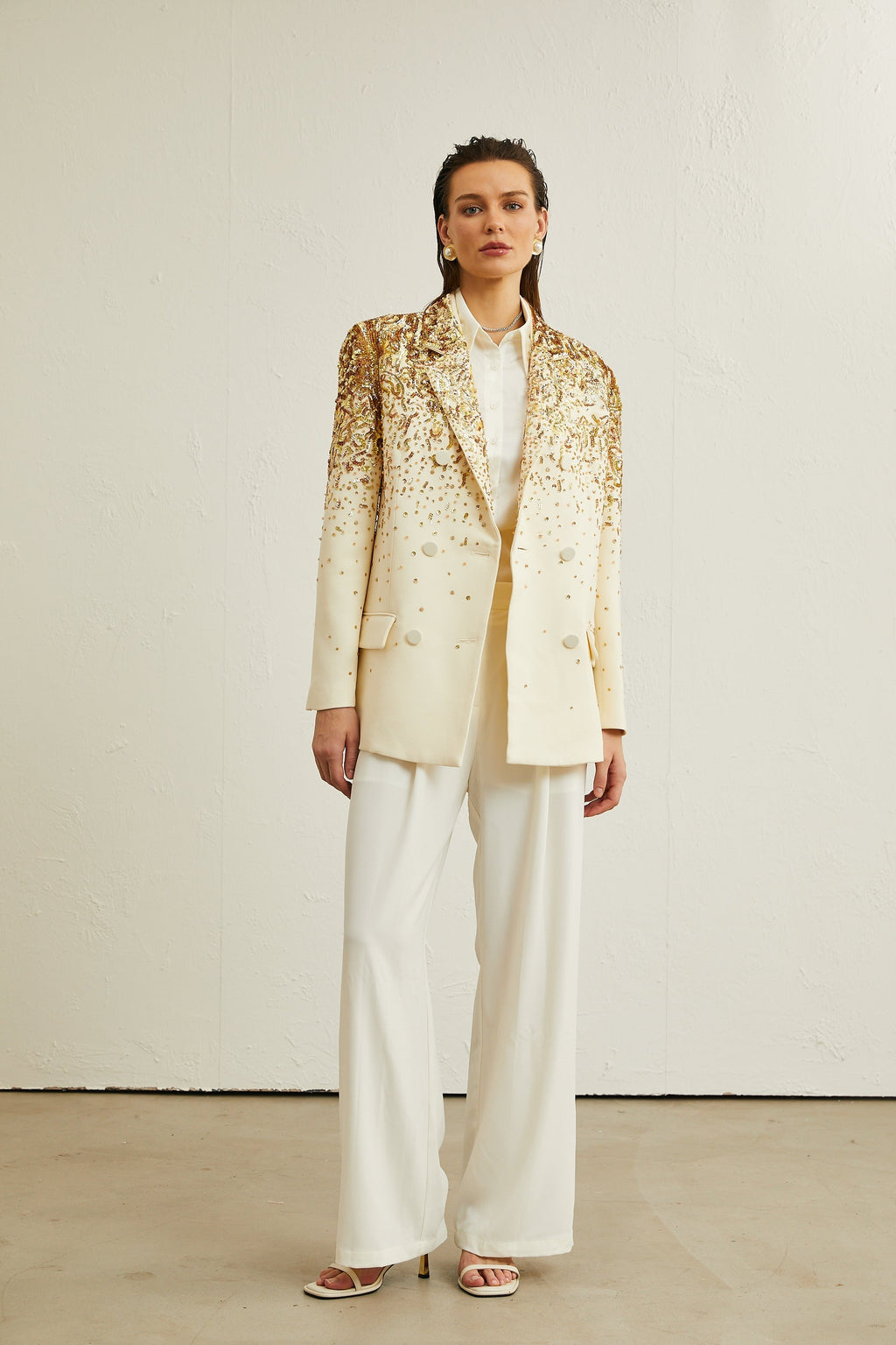 Carole Zımba Süslemeli İşlemeli Blazer