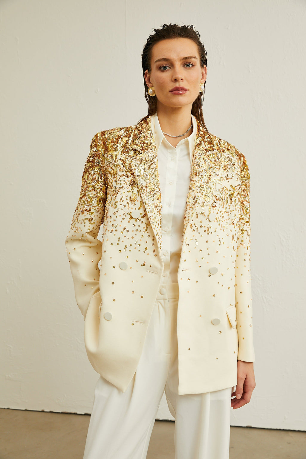 Carole Zımba Süslemeli İşlemeli Blazer