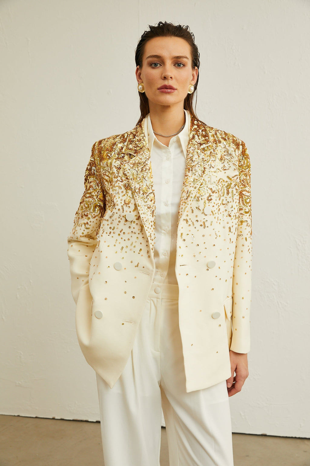 Carole Zımba Süslemeli İşlemeli Blazer