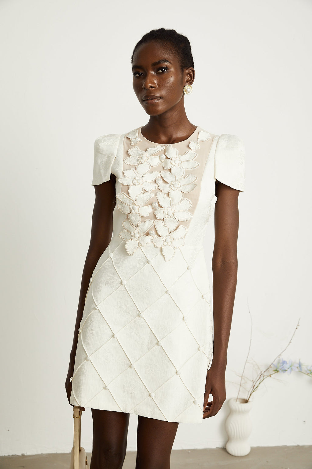Coralie mini elbise