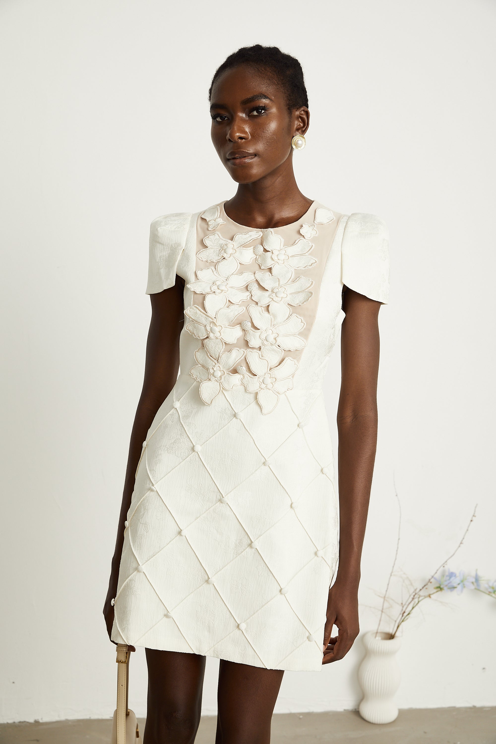 Coralie mini elbise