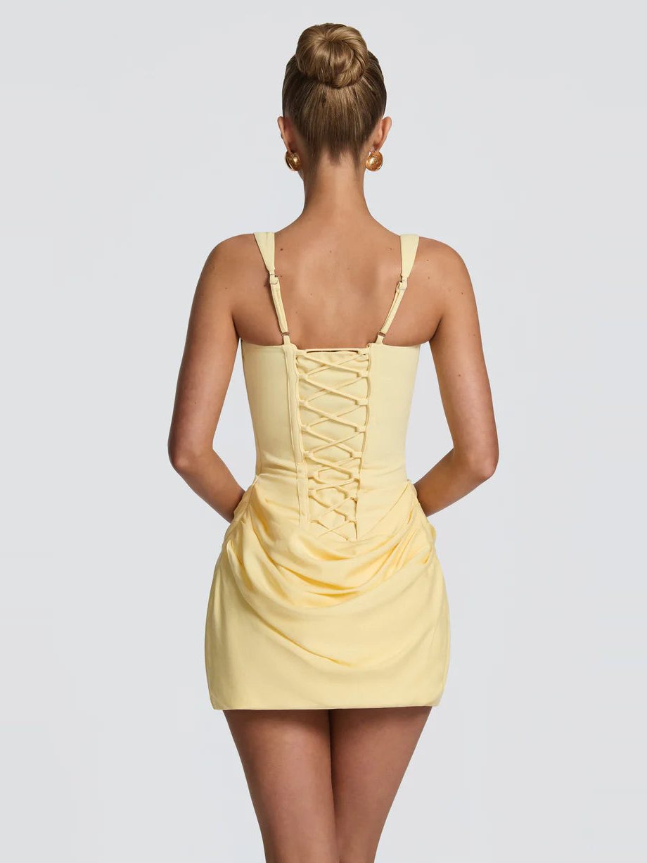Valora Mini Elbise - Sarı