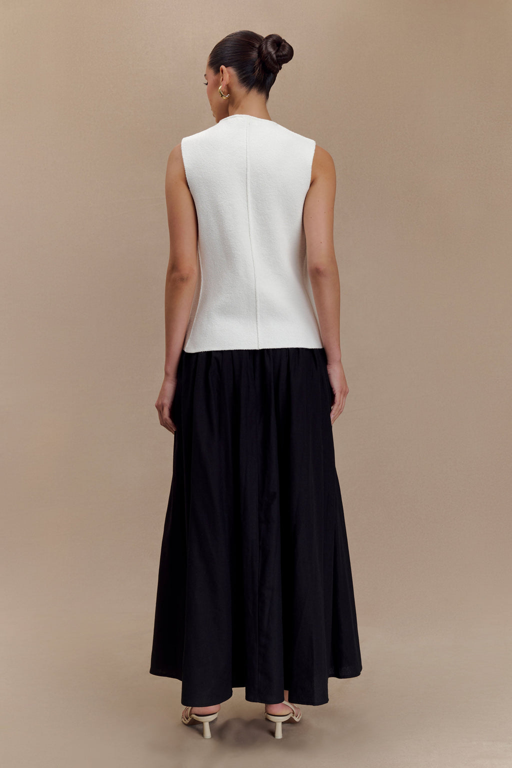 Clarence Keten A-Line Maxi Etek - Siyah