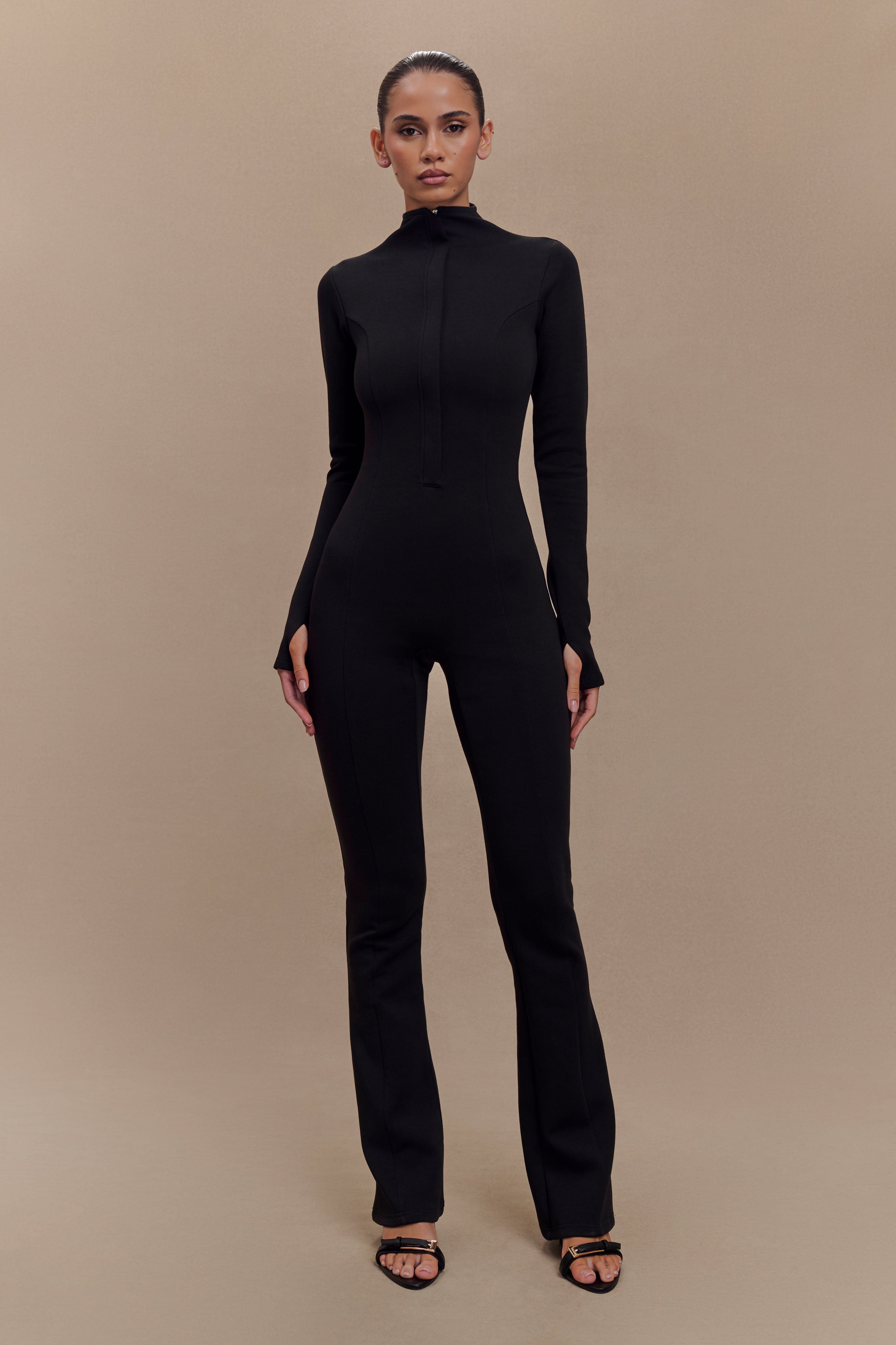 Margaery Scuba Jersey Tulum - Siyah