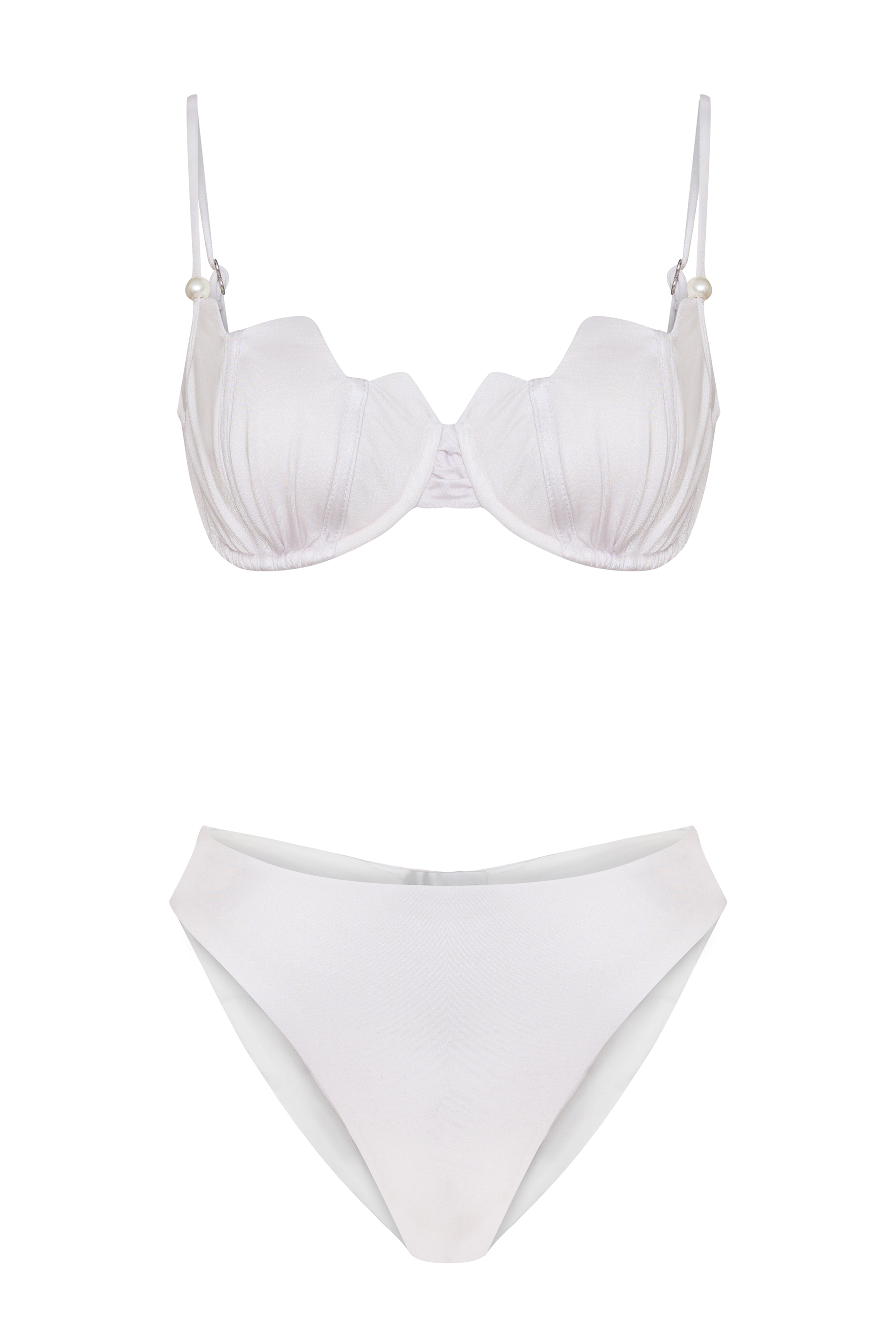 Coralia Balconette Bikini Takımı Krem