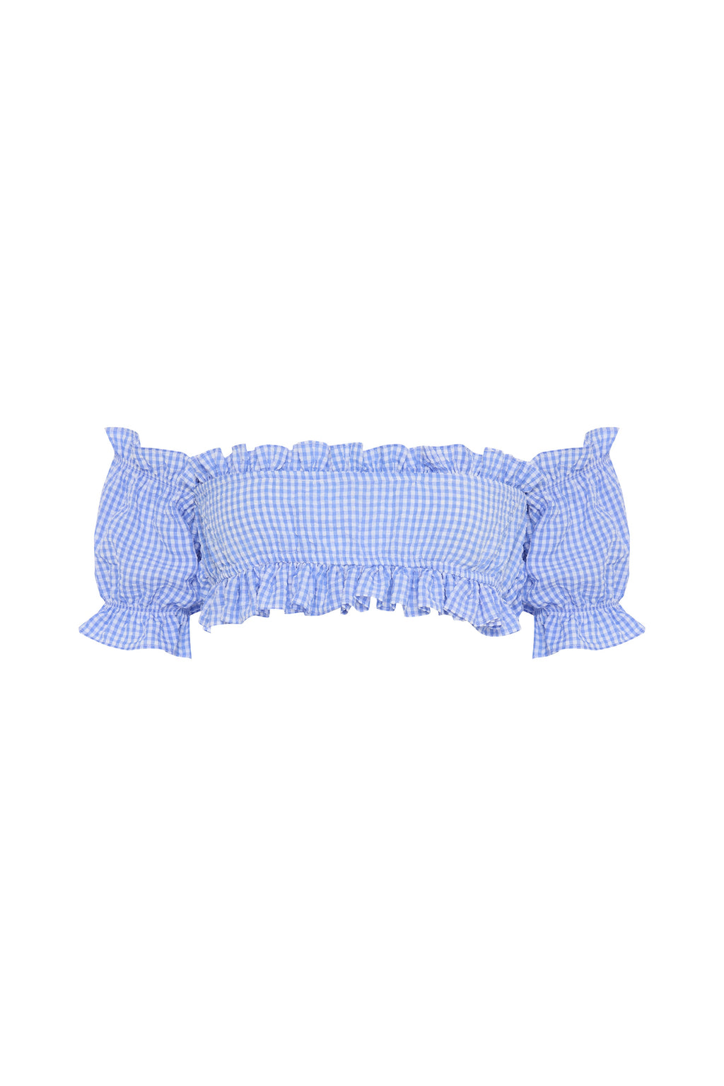 Houri Crop Top Mavi