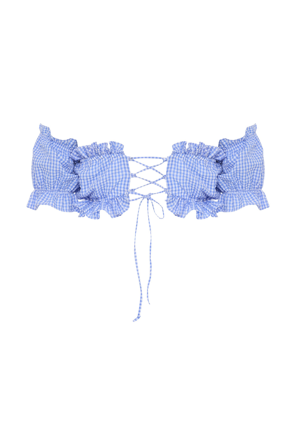 Houri Crop Top Mavi