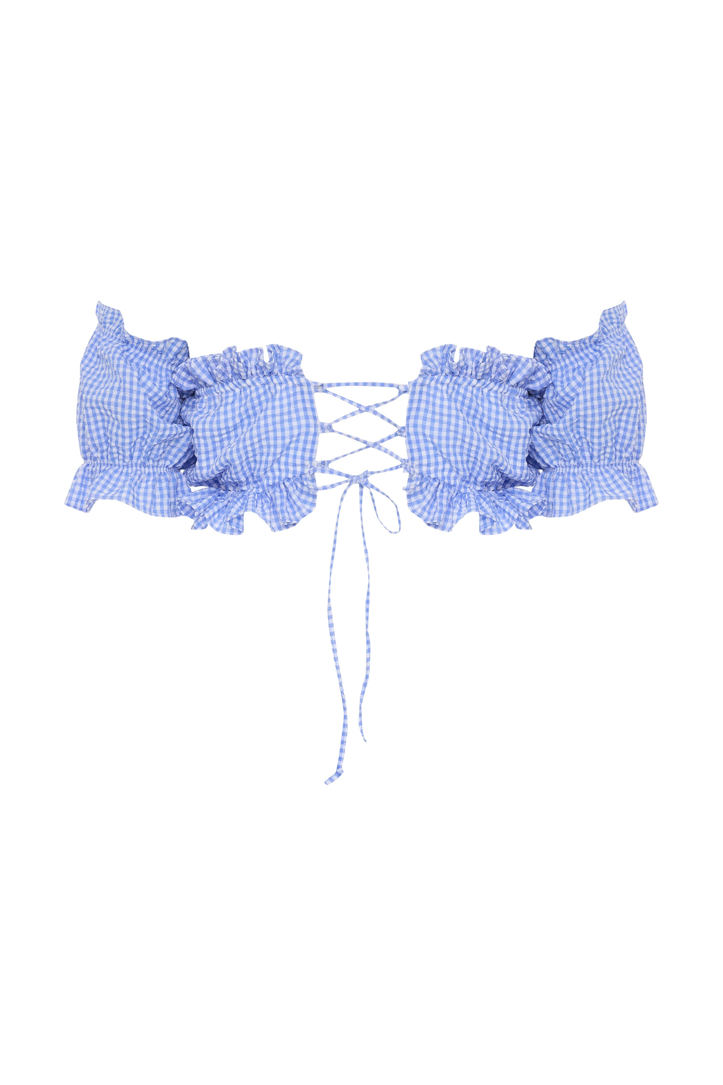 Houri Crop Top Mavi