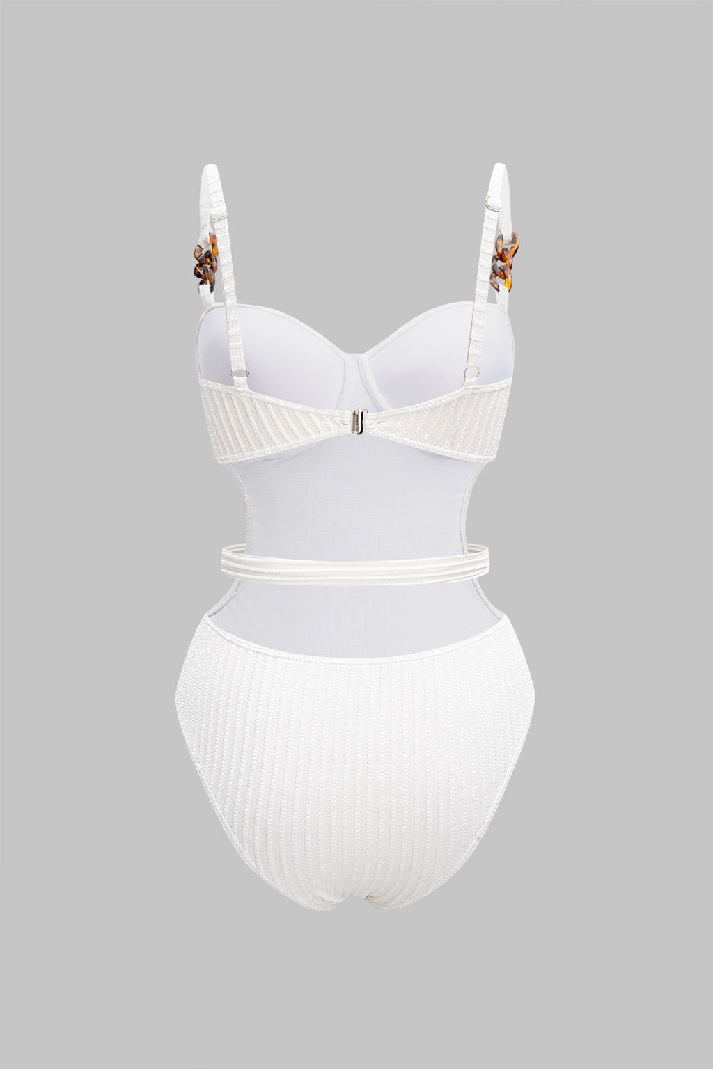 Pearl Belt Zincir Askılı Dokulu Mayo