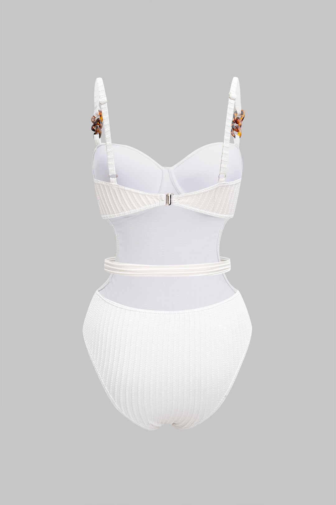 Pearl Belt Zincir Askılı Dokulu Mayo