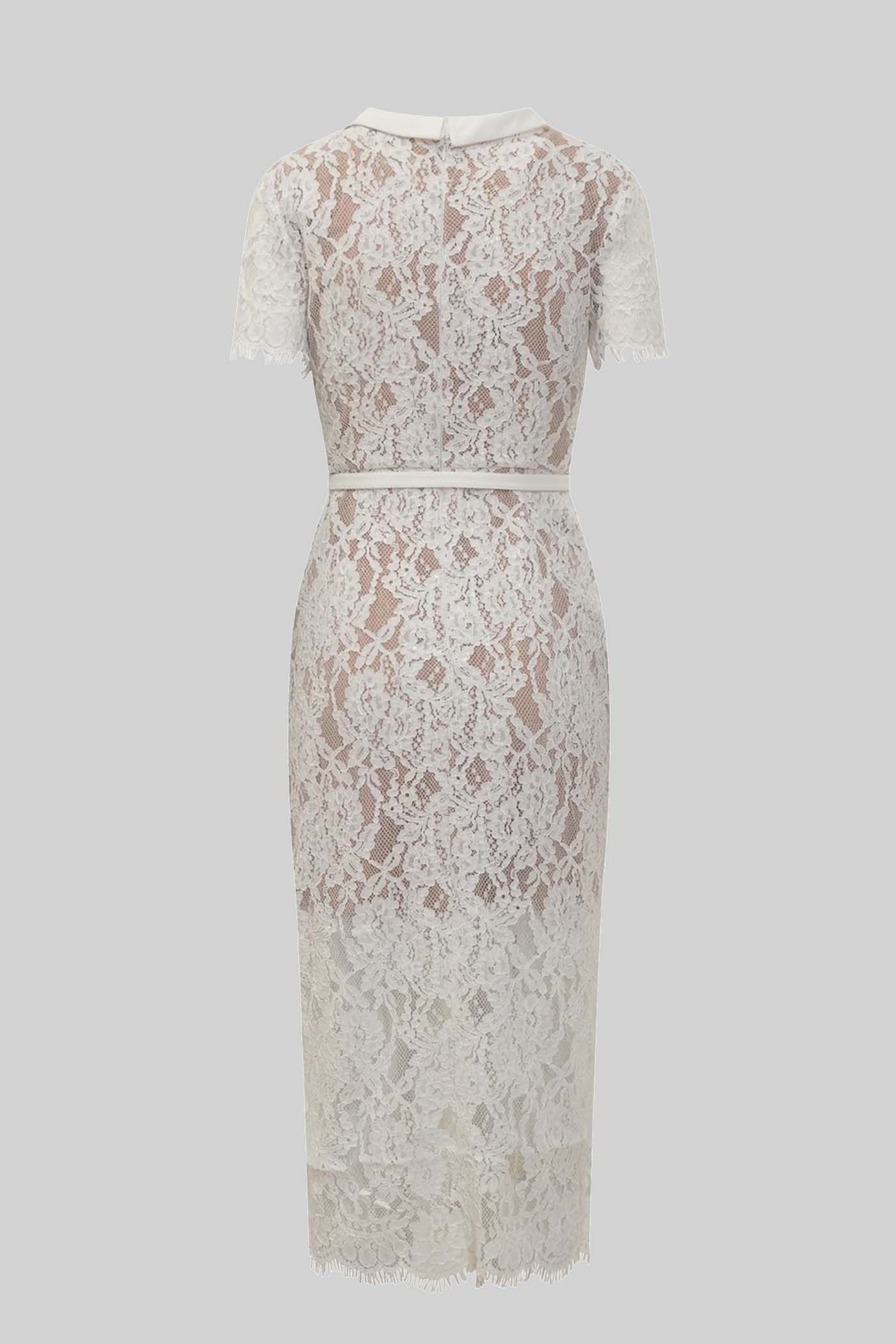 Kemerli Midi Elbise