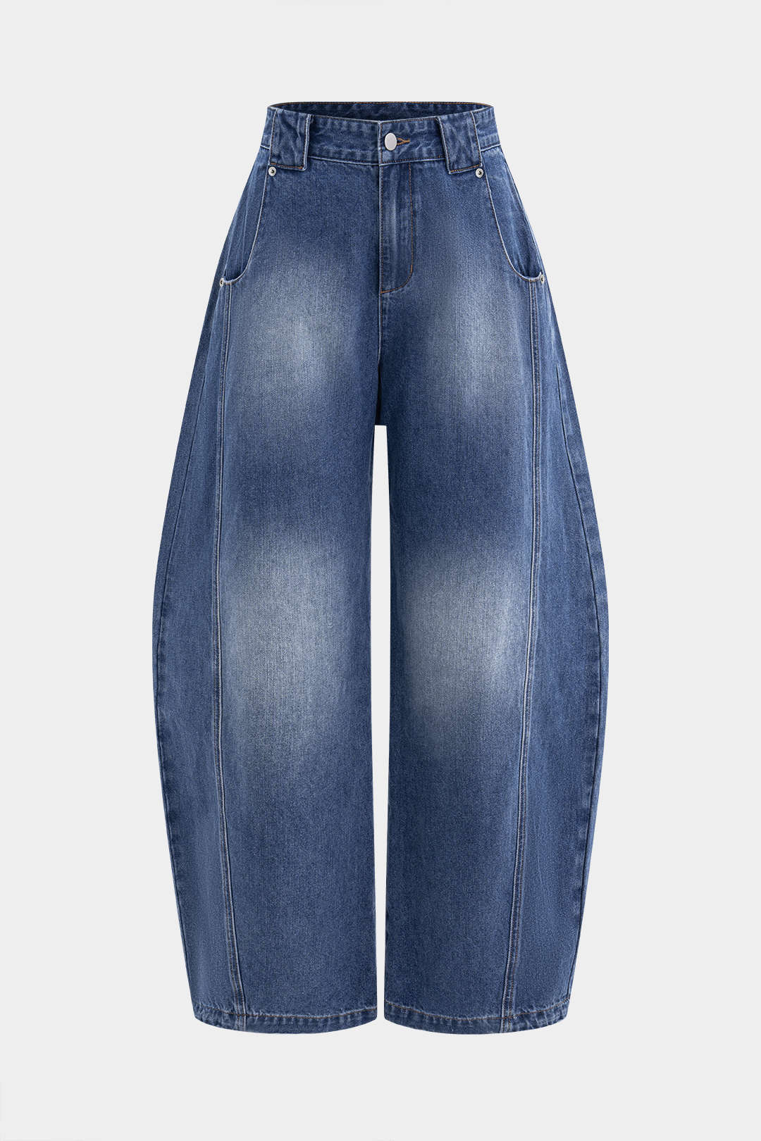 Denim Barrel Kot