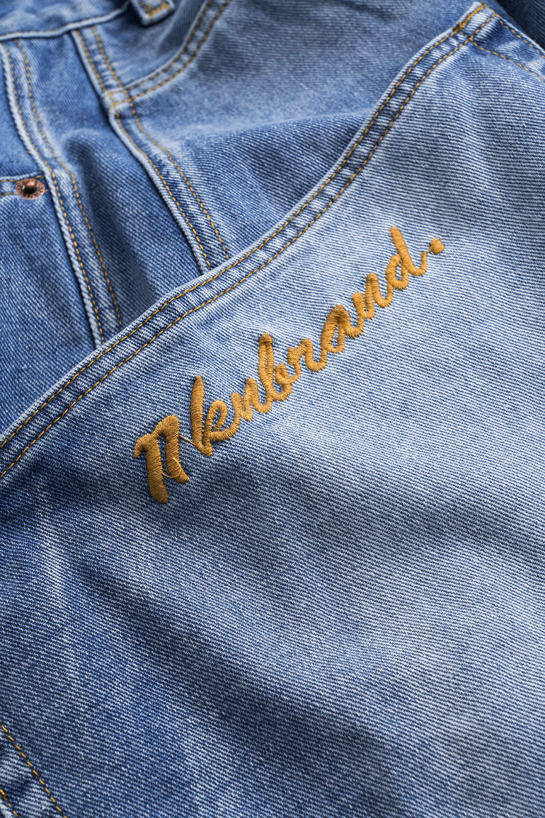 Denim Barrel Kot