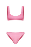 Sofi Crinkle Atlet Bikini Takımı Neon Pembe