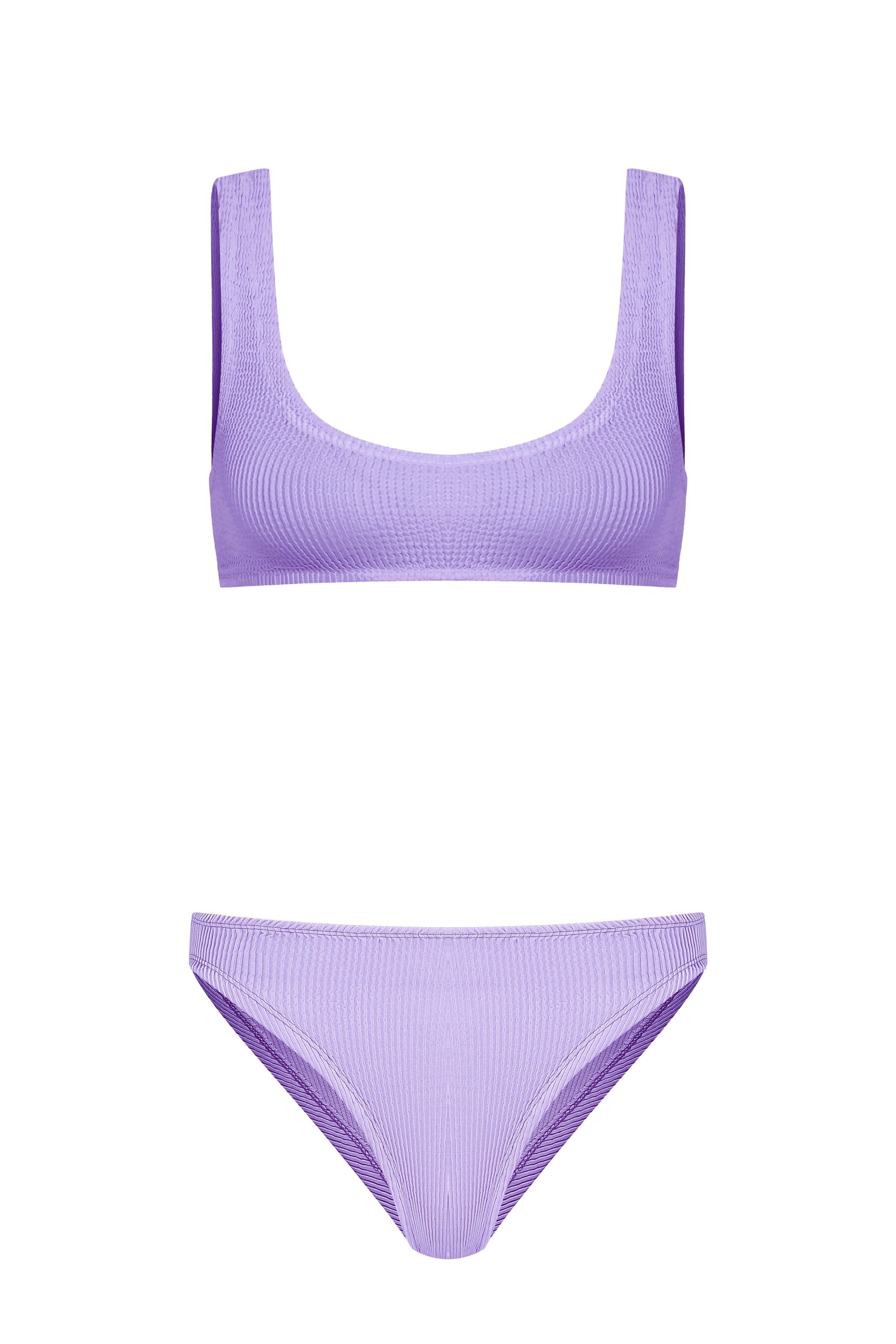 Sofi Crinkle Atlet Bikini Takımı Lila