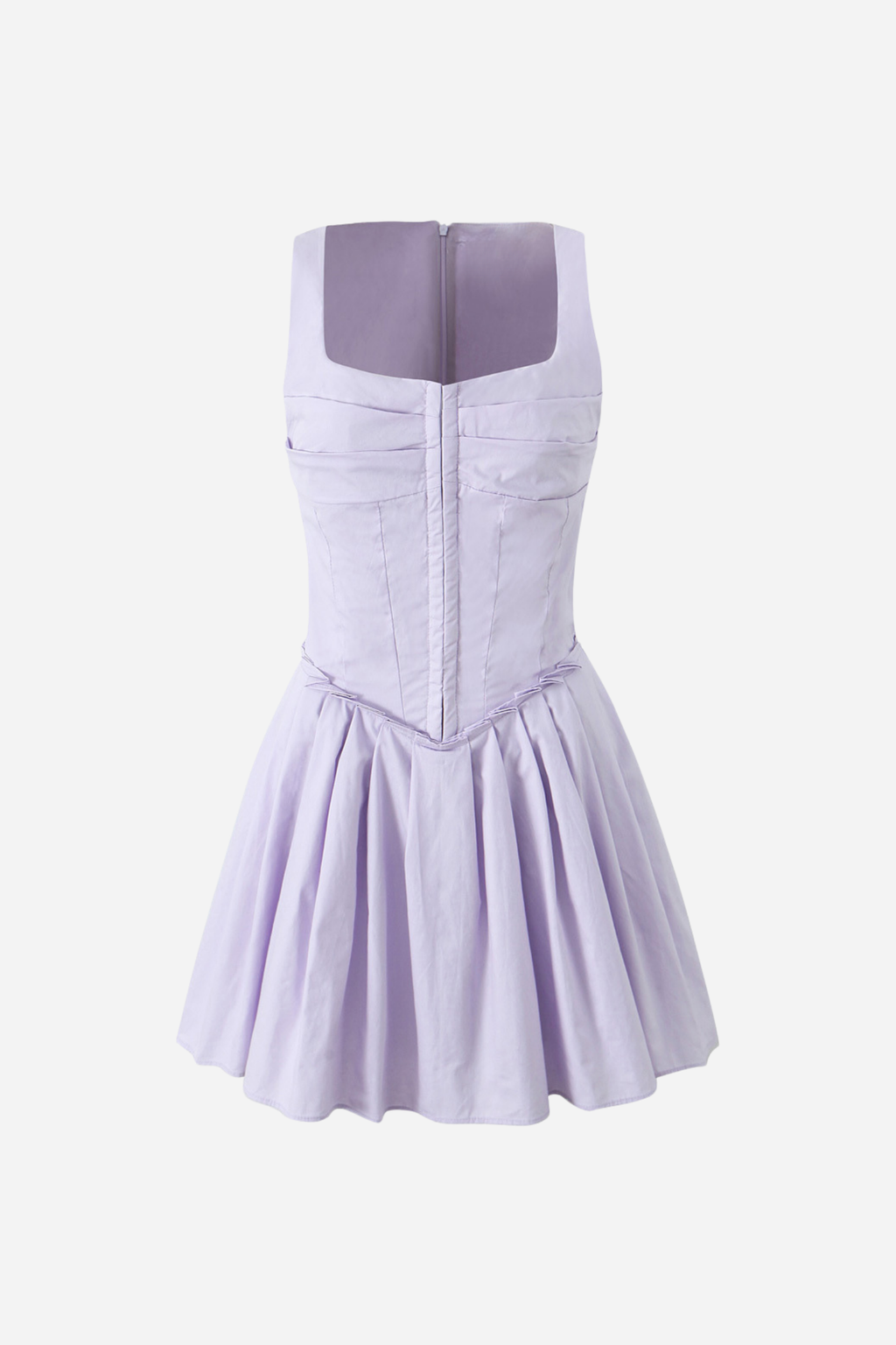 Betsy Korse Fırfırlı Cami Mini Elbise