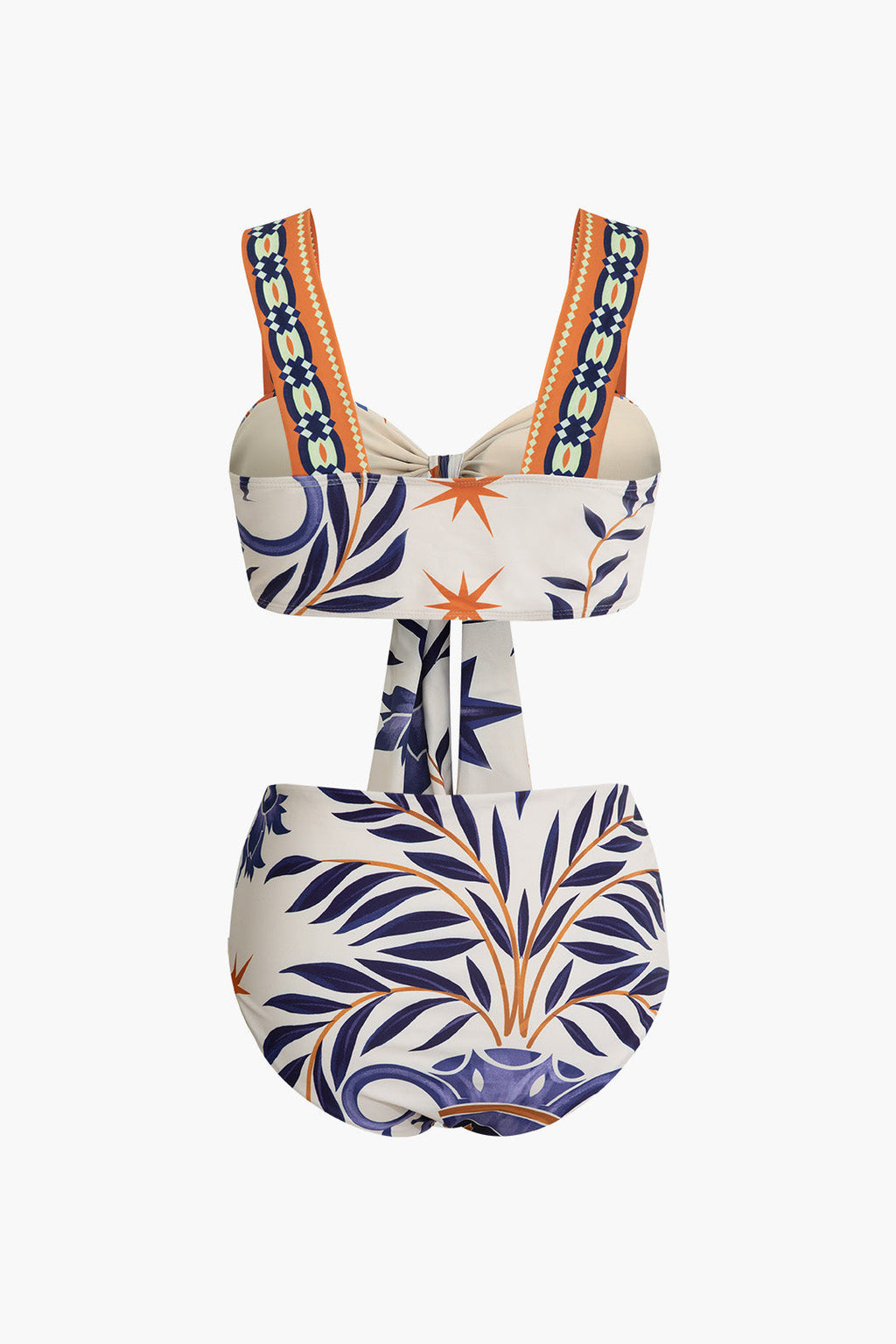 Tribal Baskılı İki Parça Mayo Bikini Takımı