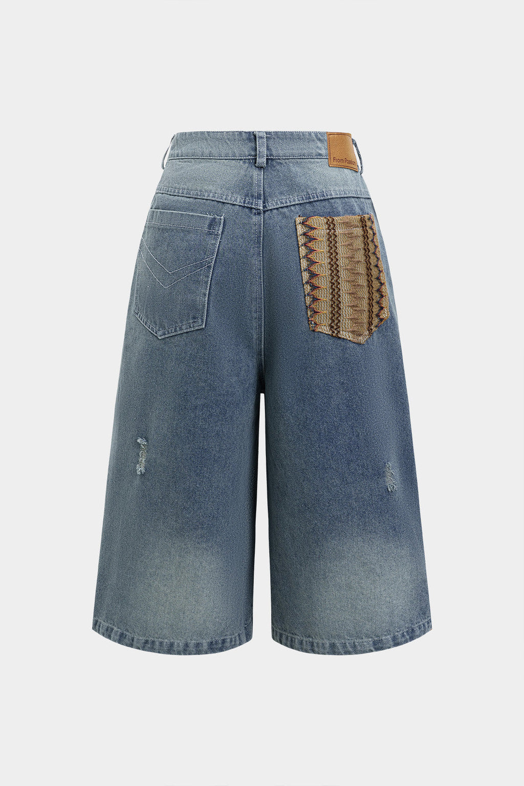 Denim Yarım Şort