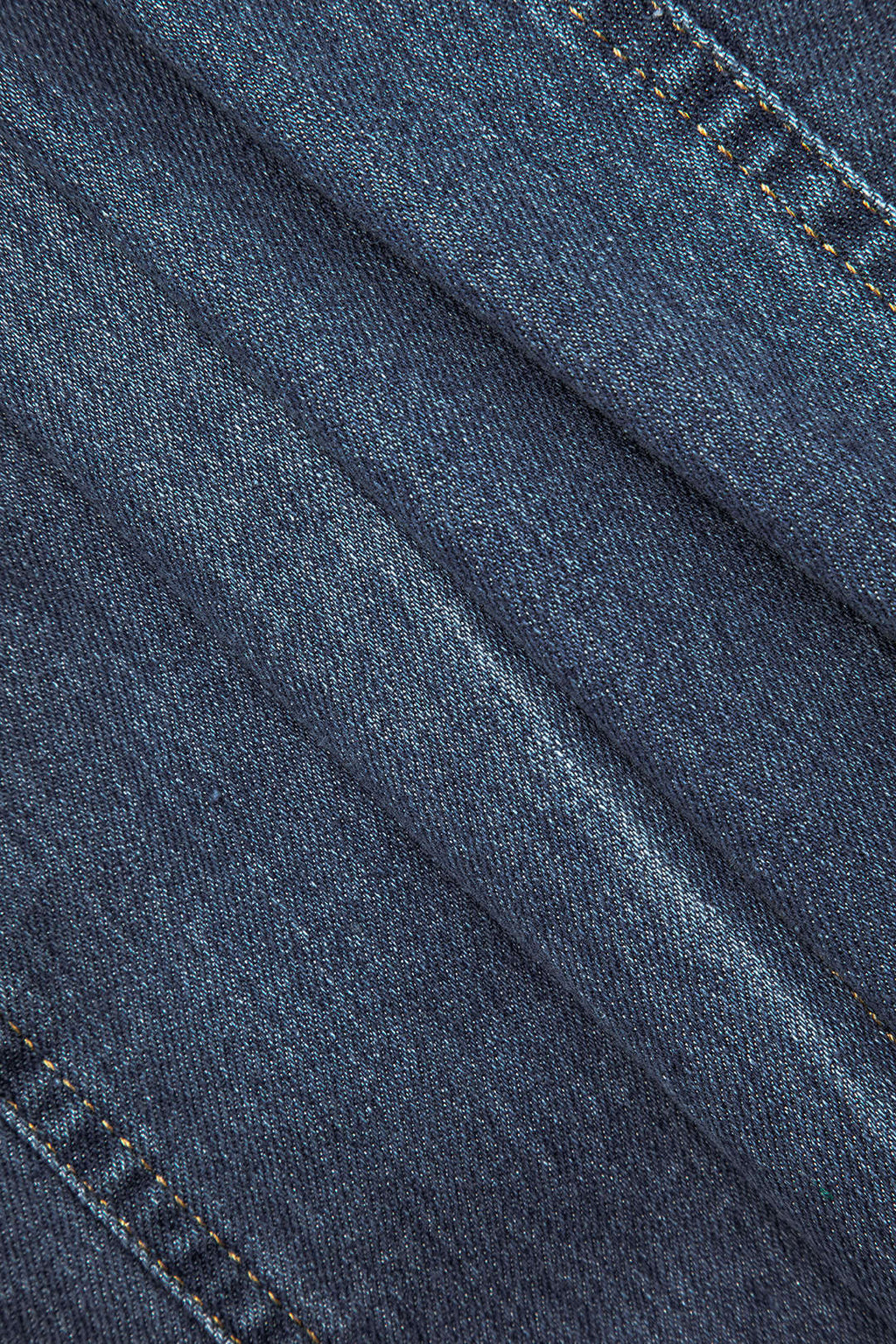 Dikiş Detaylı Fermuar Yırtmaçlı Denim Straplez maksi Elbise
