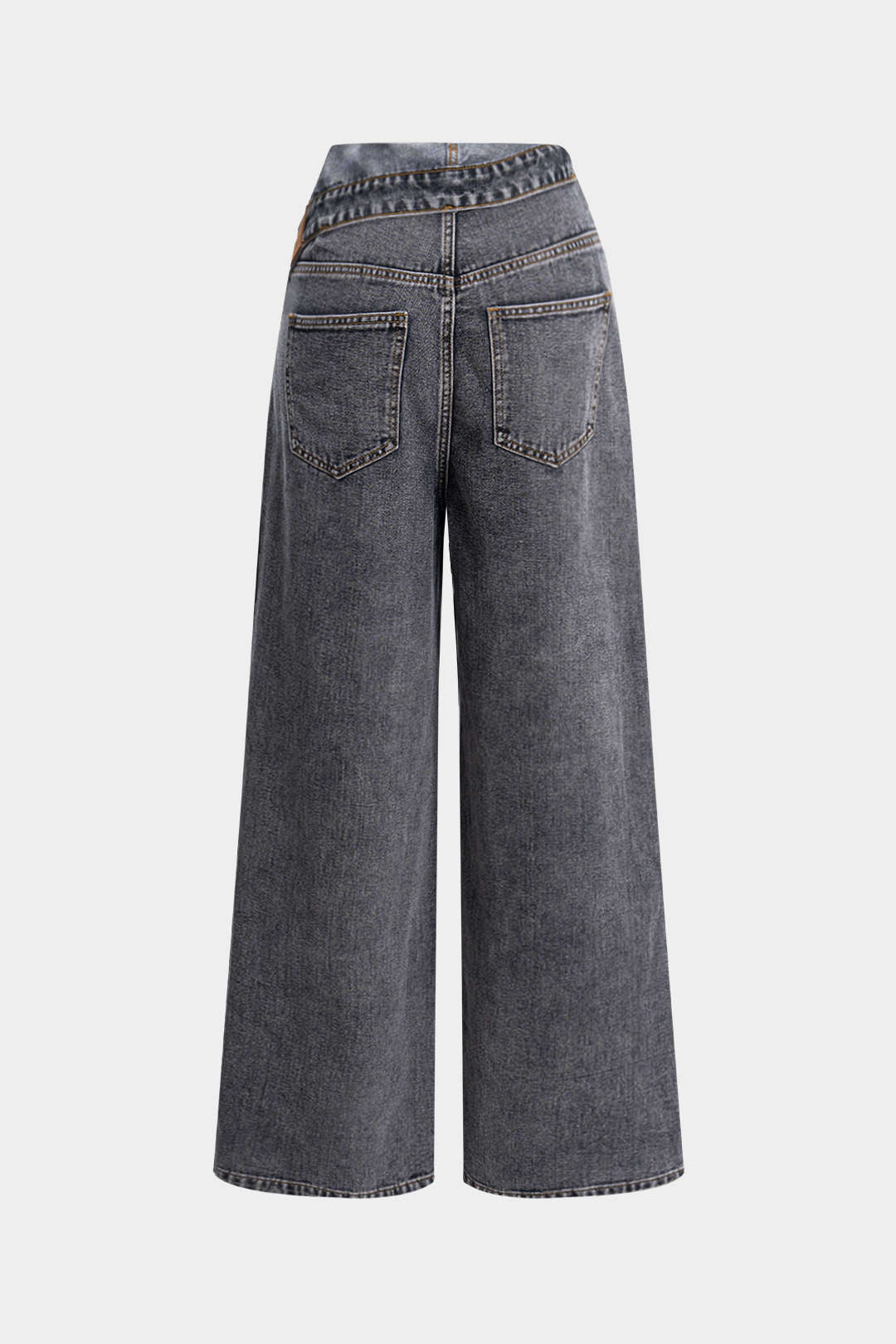 Yüksek bel Denim Barrel Kot