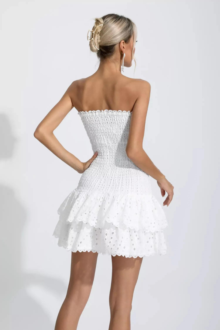 Monaco Mini Elbise - Beyaz®