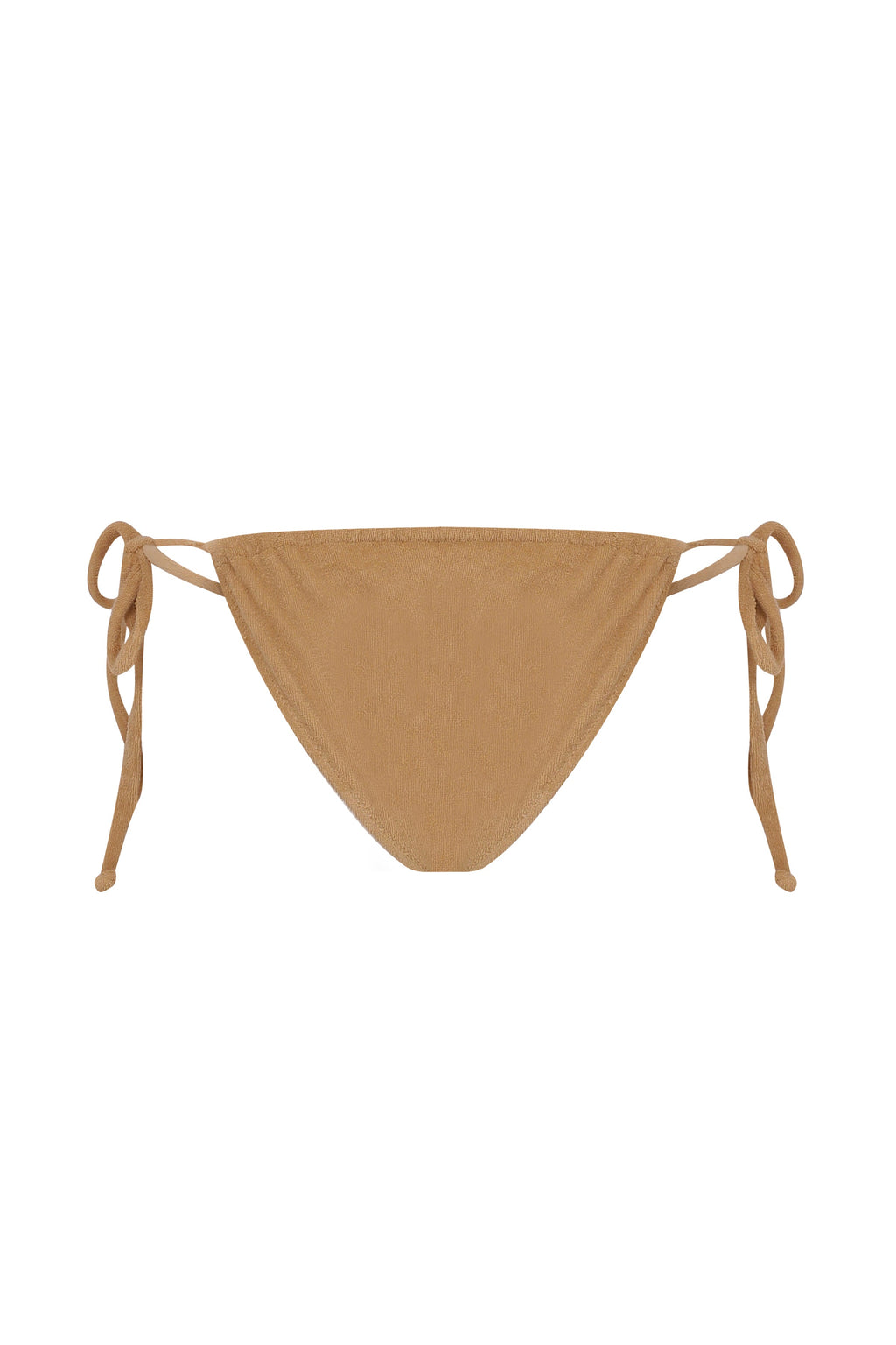 Penelope Büzgülü Terry Bikini Altı Mocha