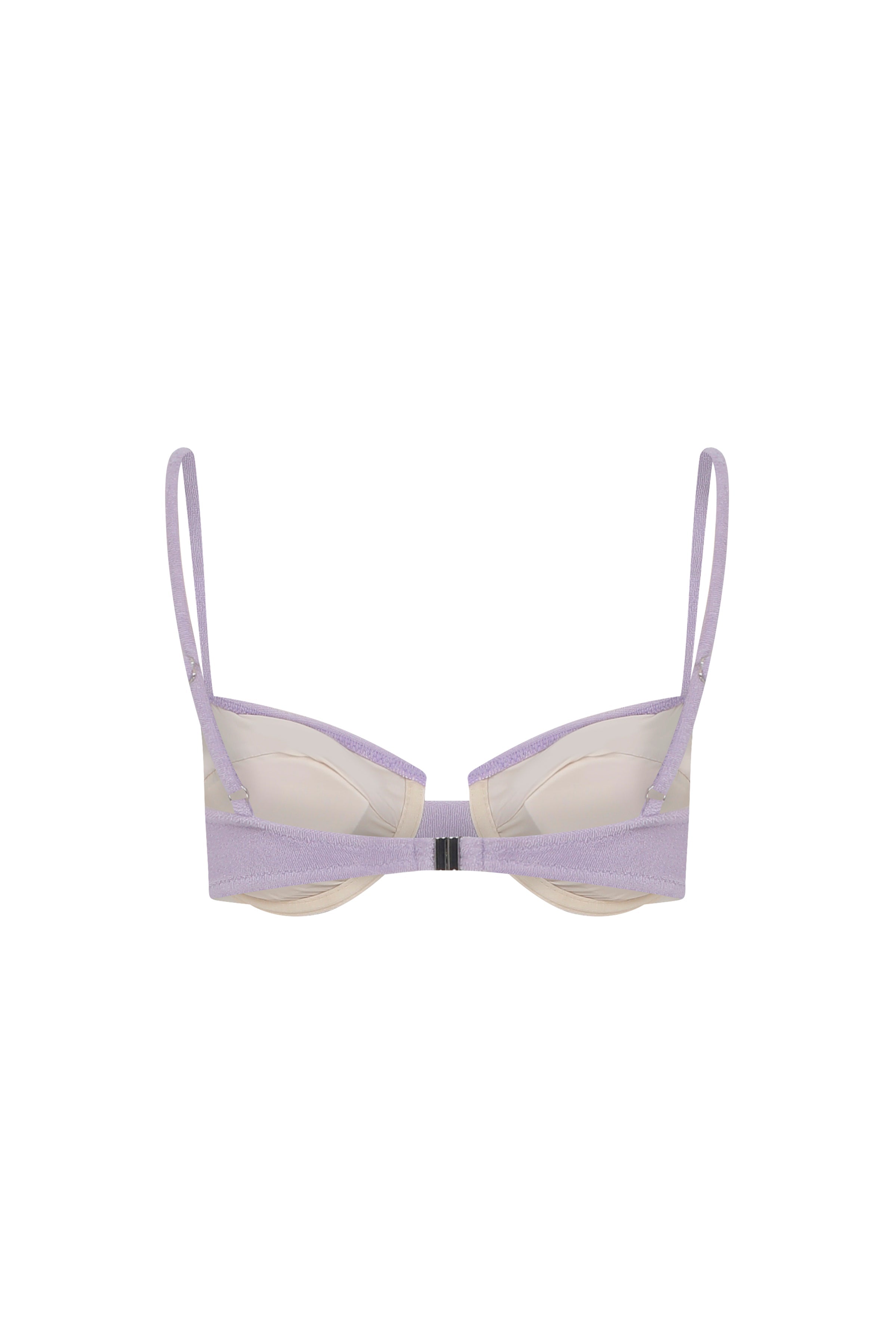 Scarlet Terry Balconette Bikini Üstü Lavanta