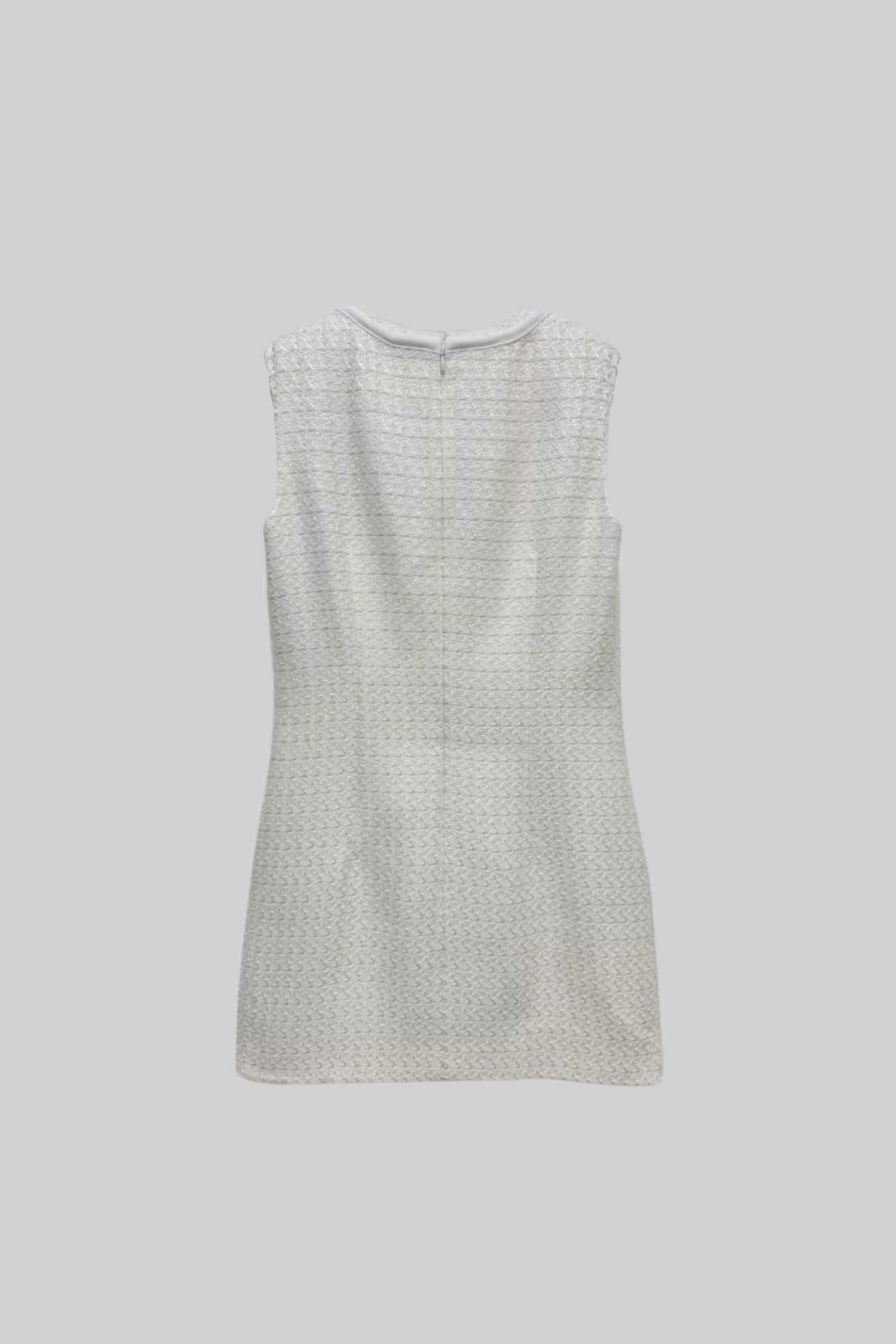 Fiyonklu Kolsuz Mini Elbise