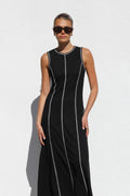 Ariana Maxi Elbise-Siyah