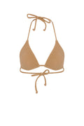 Luna Terry Havlu Üçgen Bikini Üstü Mocha