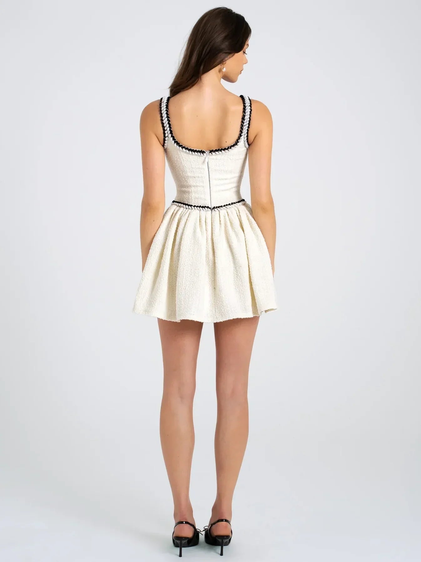 Pliseli Mini Elbise