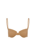 Scarlet Terry Balconette Bikini Üstü Mocha