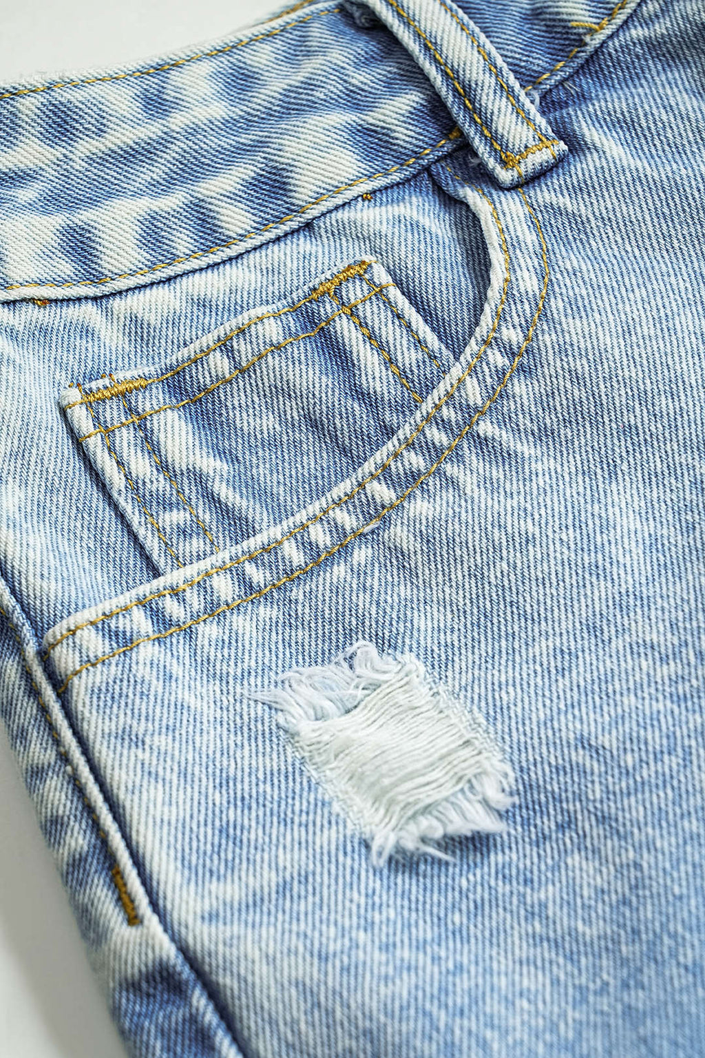 Denim Cepli Şort