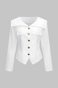 Metalik Blazer Ceket