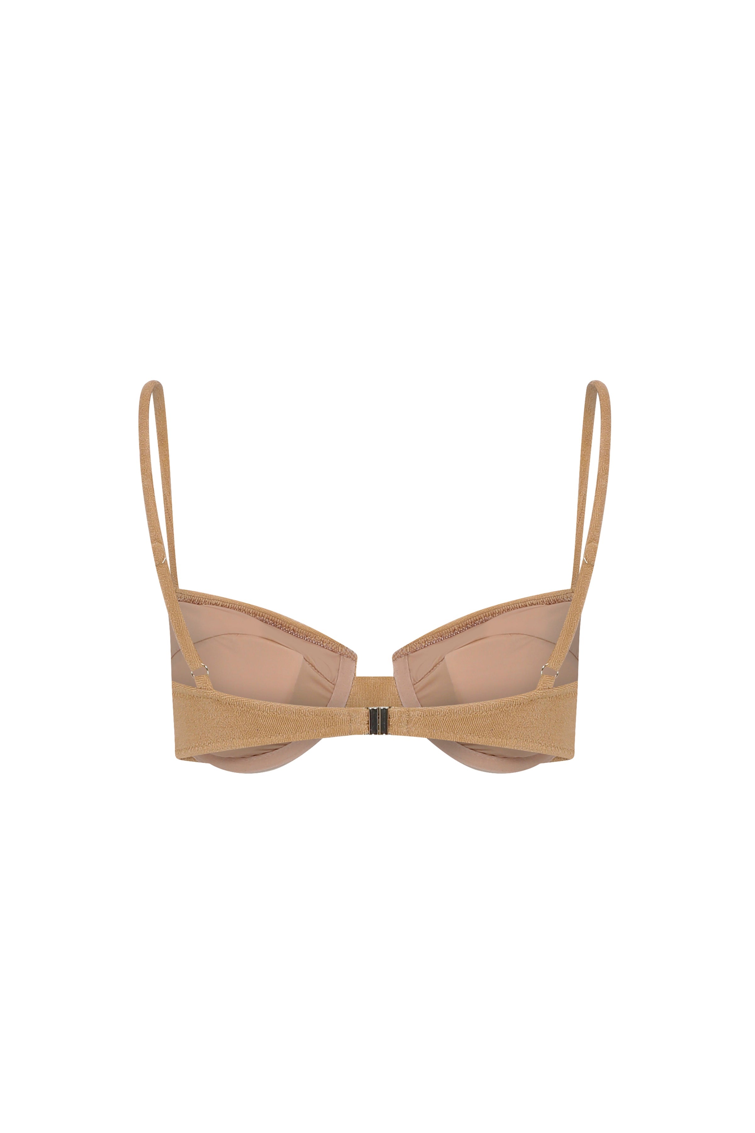 Scarlet Terry Balconette Bikini Üstü Mocha