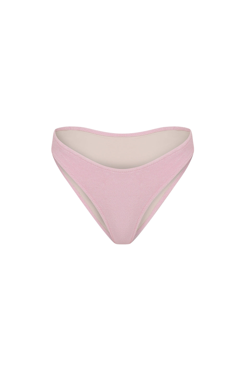 Rogue Terry Havlu Bikini Altı Pembe