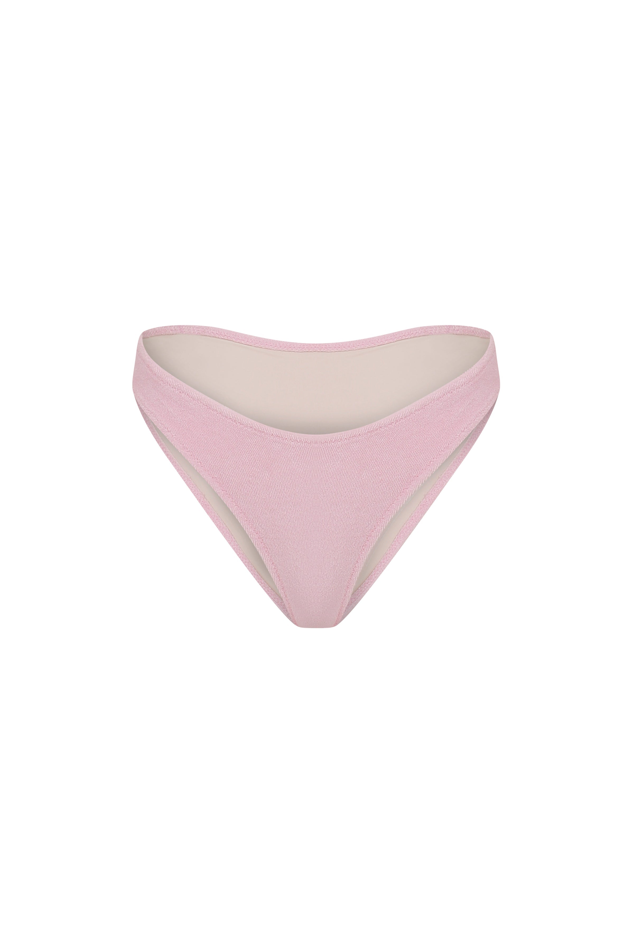Rogue Terry Havlu Bikini Altı Pembe