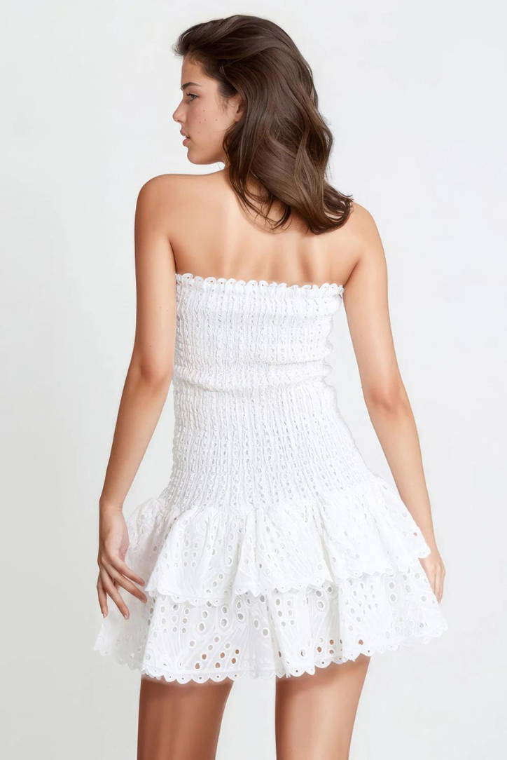 Monaco Mini Elbise - Beyaz®