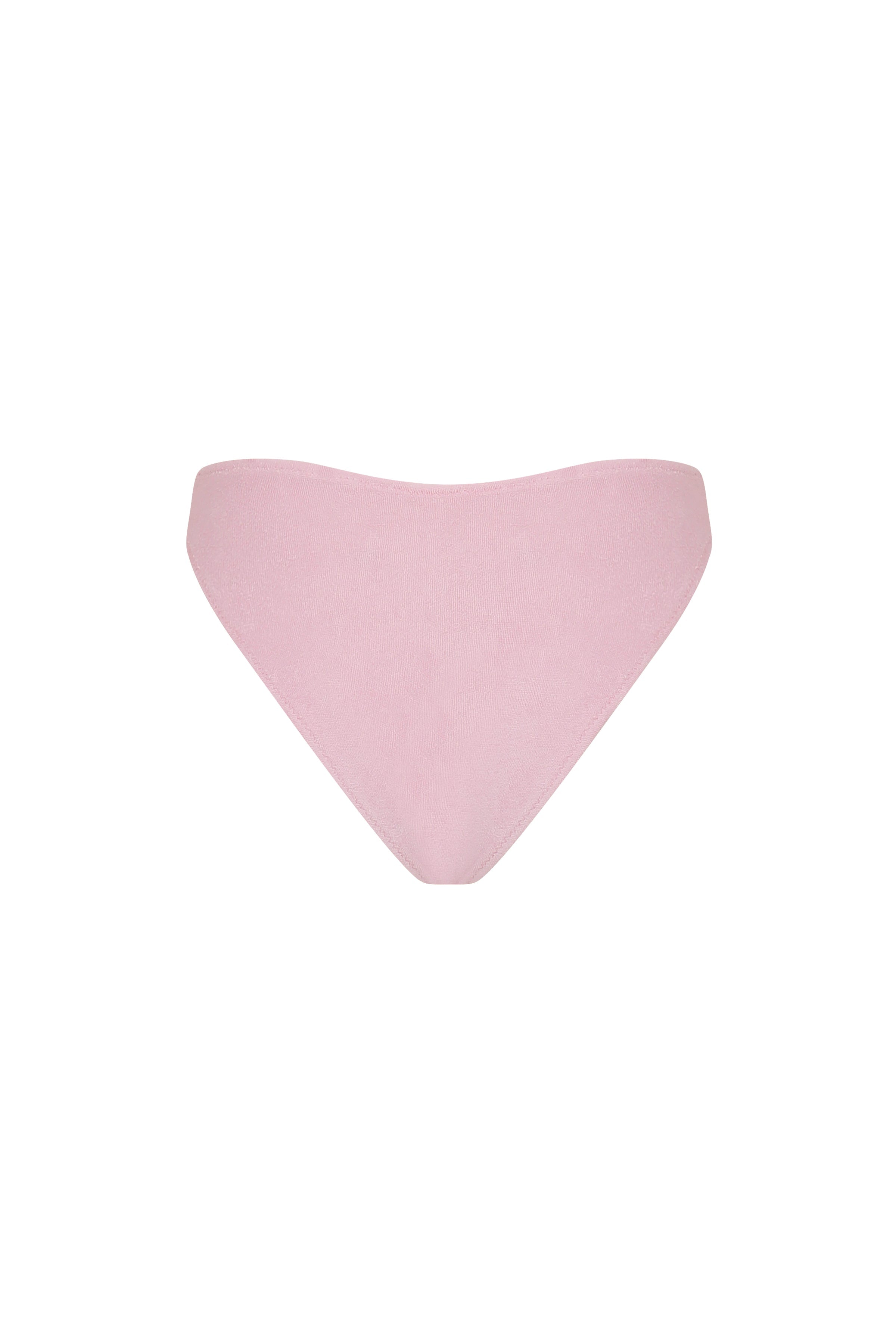 Rogue Terry Havlu Bikini Altı Pembe